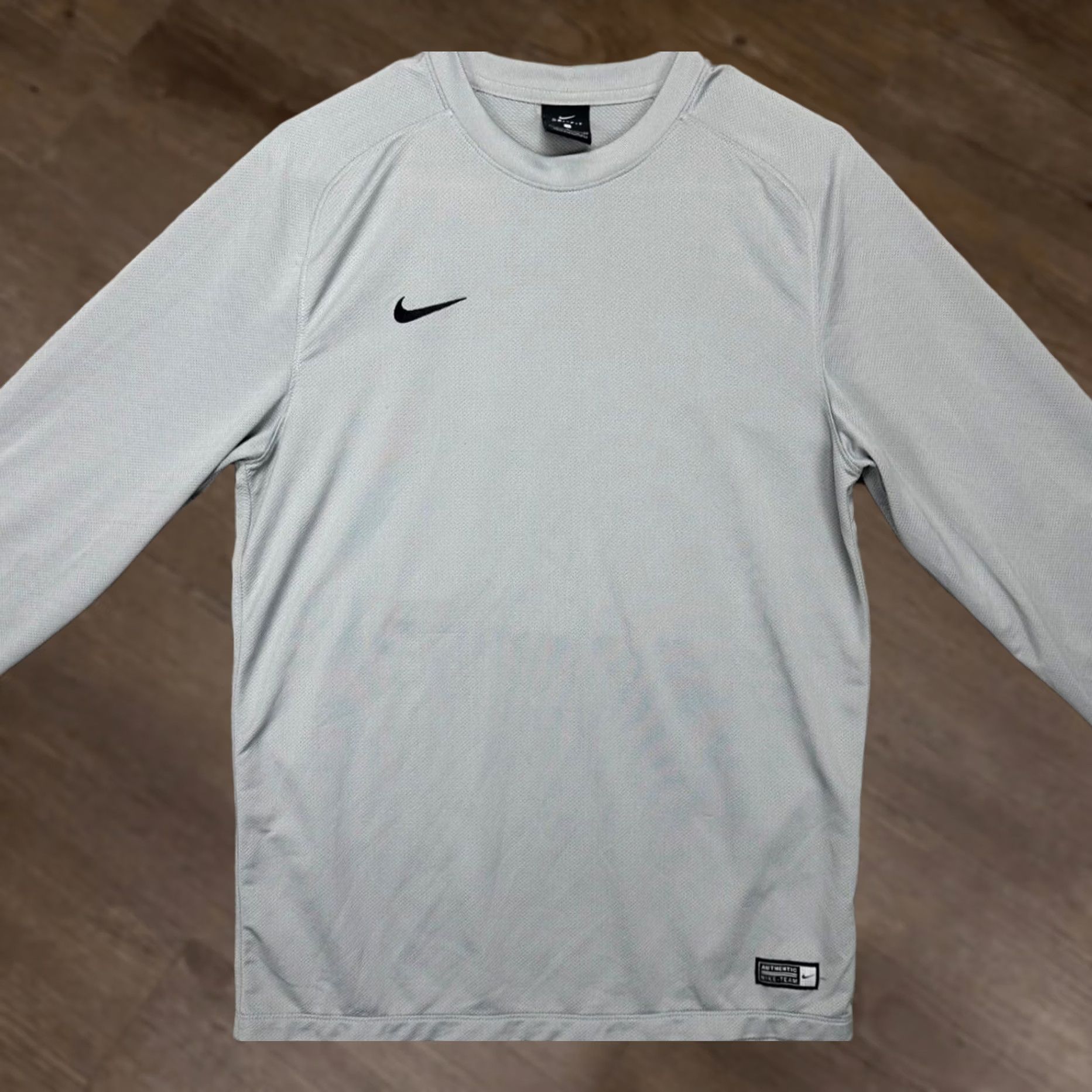 Nike Nike Dri-Fit Sweatshirt Pullover Crew Neck Mens Small Gray Soccer Goalie Size US S / EU 44-46 / 1 - 1 Thumbnail