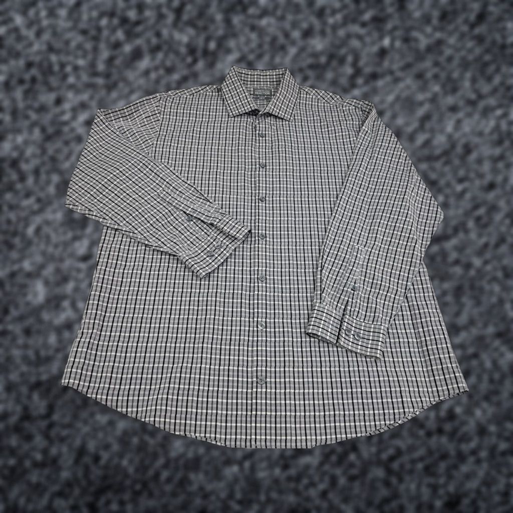 Kenneth Cole VINTAGE Kenneth Cole Men's Slim-Fit Dress Shirt Size US XL / EU 56 / 4 - 1 Thumbnail