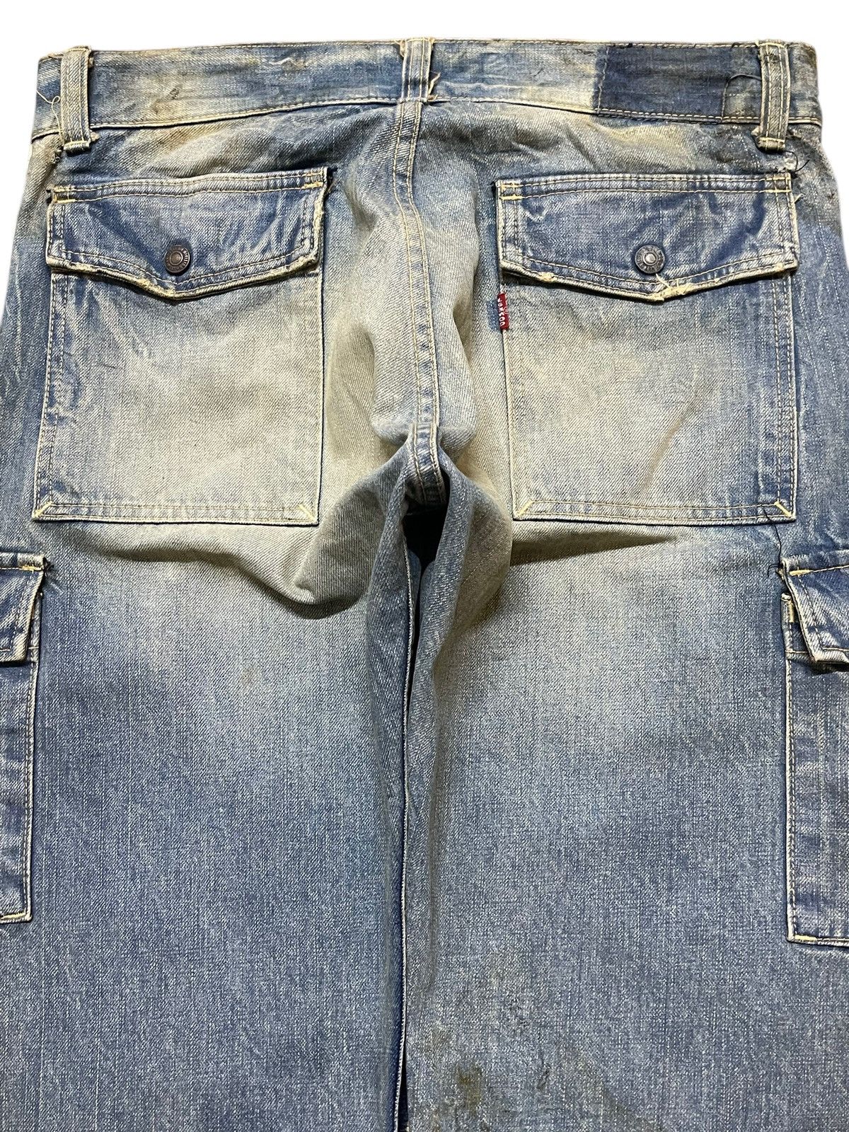 Hysteric Glamour Vintage Japan Gowest Faded Wash Mud Dirty Style Loose Jeans Size US 32 / EU 48 - 5 Thumbnail