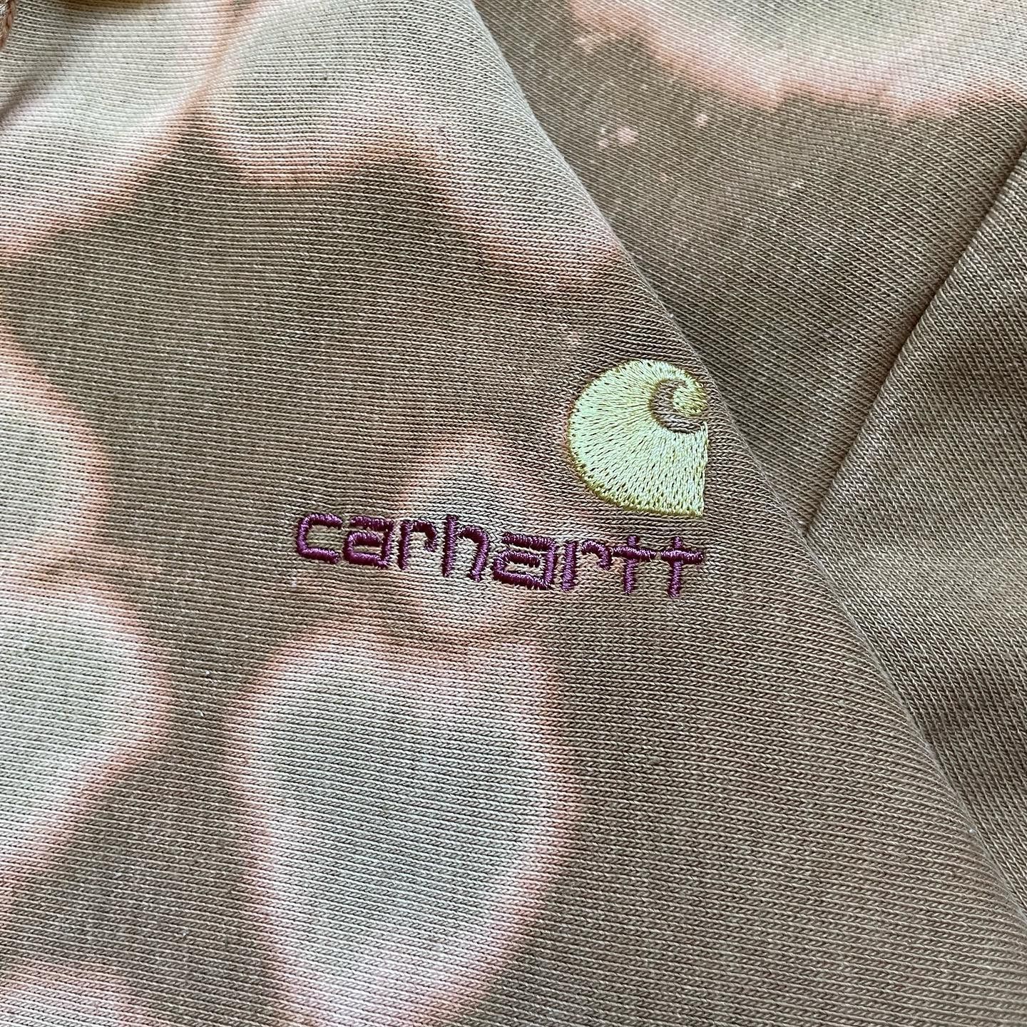 Carhartt × Carhartt Wip Carharrt WIP Custom Brown Boxy Hoodie Size US M / EU 48-50 / 2 - 3 Thumbnail