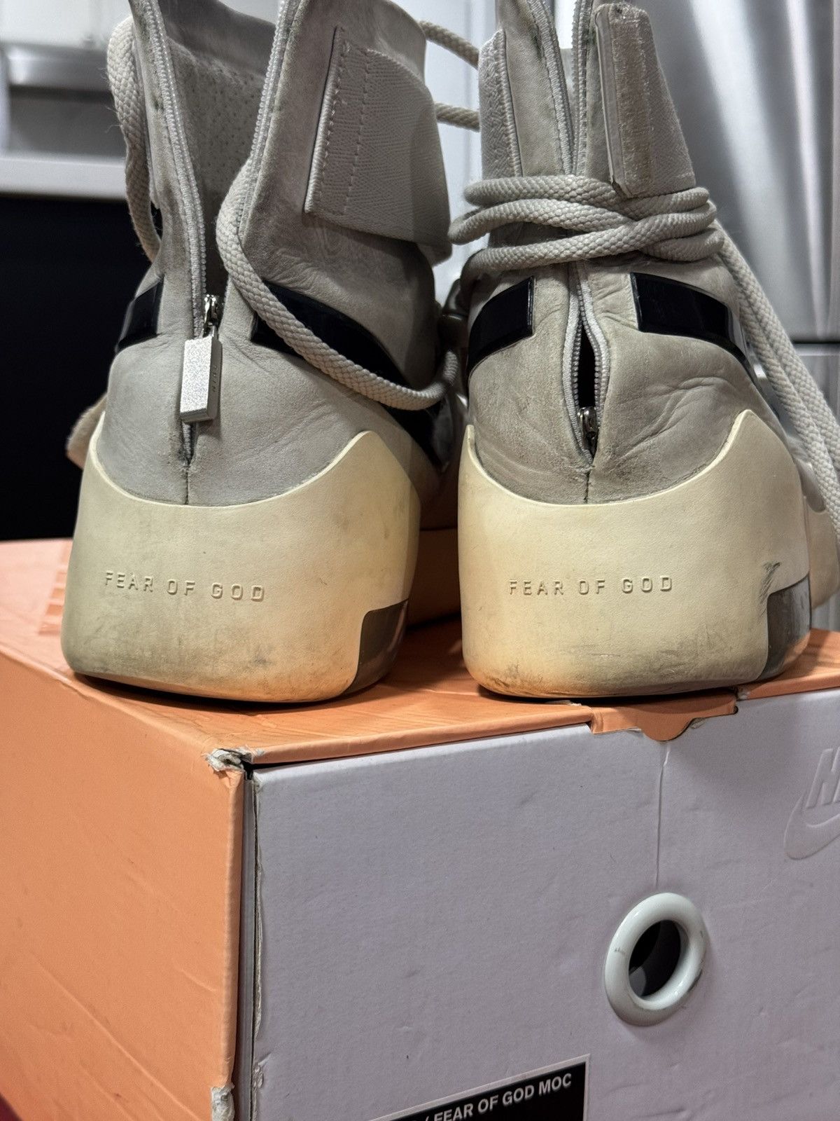 Fear of God × Nike Air Fear Of God SA 1 'Light Bone’ Size US 11 / EU 44 - 4 Thumbnail