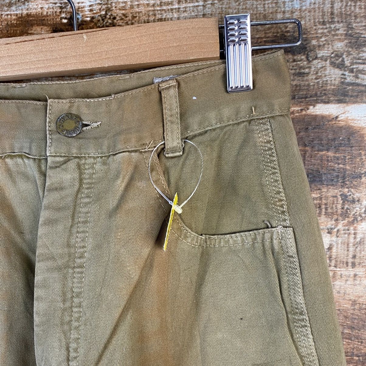 Vintage DL Half Beige cargo vintage Casual Pants #C946 Size 22" - 8 Thumbnail