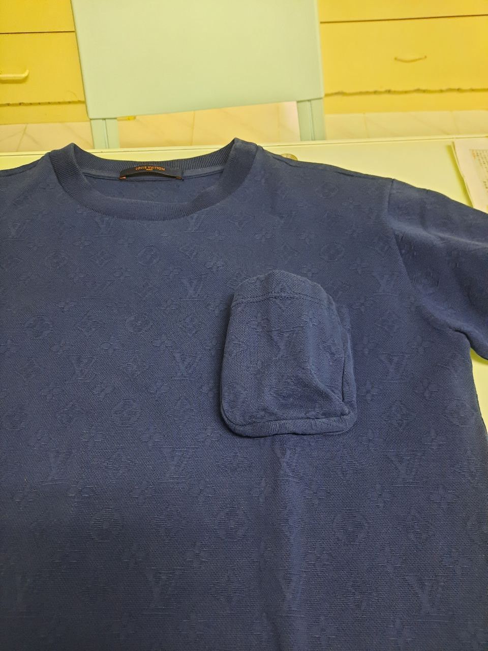 Louis Vuitton *New* 3D Monogram Pocket Tee Size US M / EU 48-50 / 2 - 3 Thumbnail