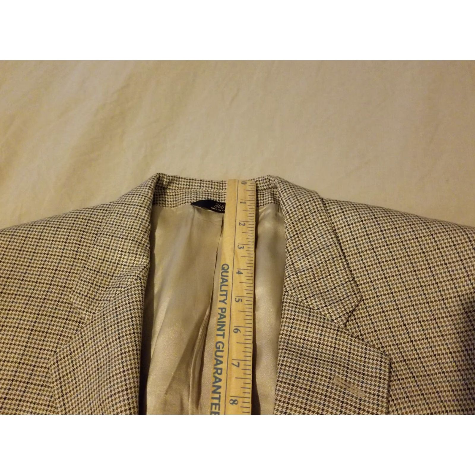 Brooks Brothers VINTAGE Brooks Brothers Blazer Shirt? 3-in-1 Jacket Wool Silk Khaki Beige 46R Mens Womens? Size 46R - 5 Thumbnail