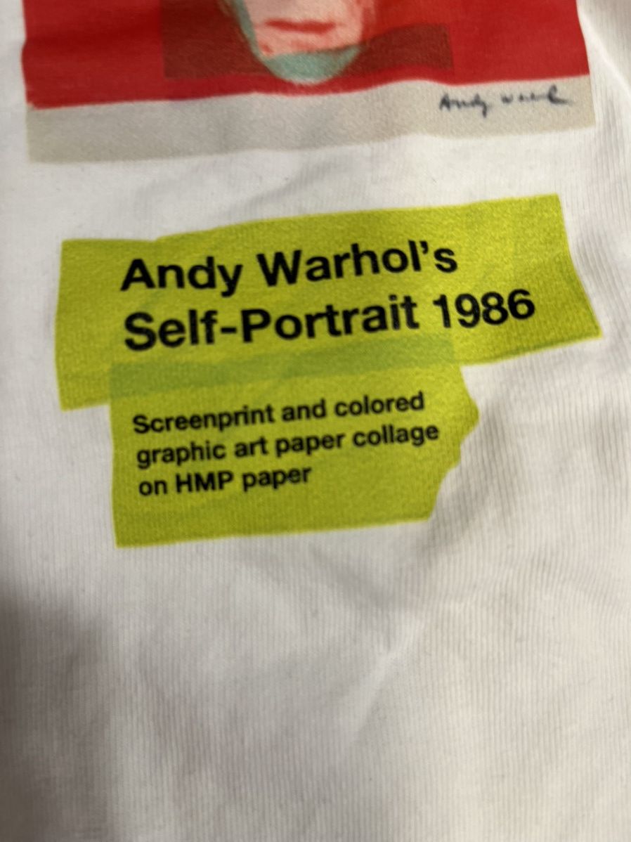 Andy Warhol × Uniqlo UNIQLO X Andy Warhol Self Portrait White T-Shirt - Small Size US S / EU 44-46 / 1 - 5 Thumbnail