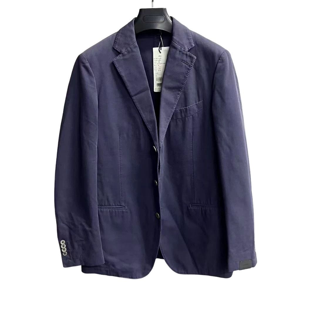 PIOMBO Piombo Cotton Tailored Blazer Size 38R Size 38R - 1 Thumbnail