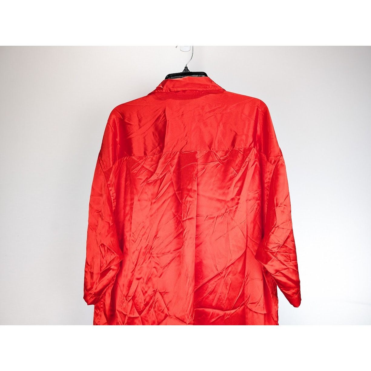 Balenciaga o1rshd1 Short Sleeve Shirt in Red Size US M / EU 48-50 / 2 - 15 Thumbnail