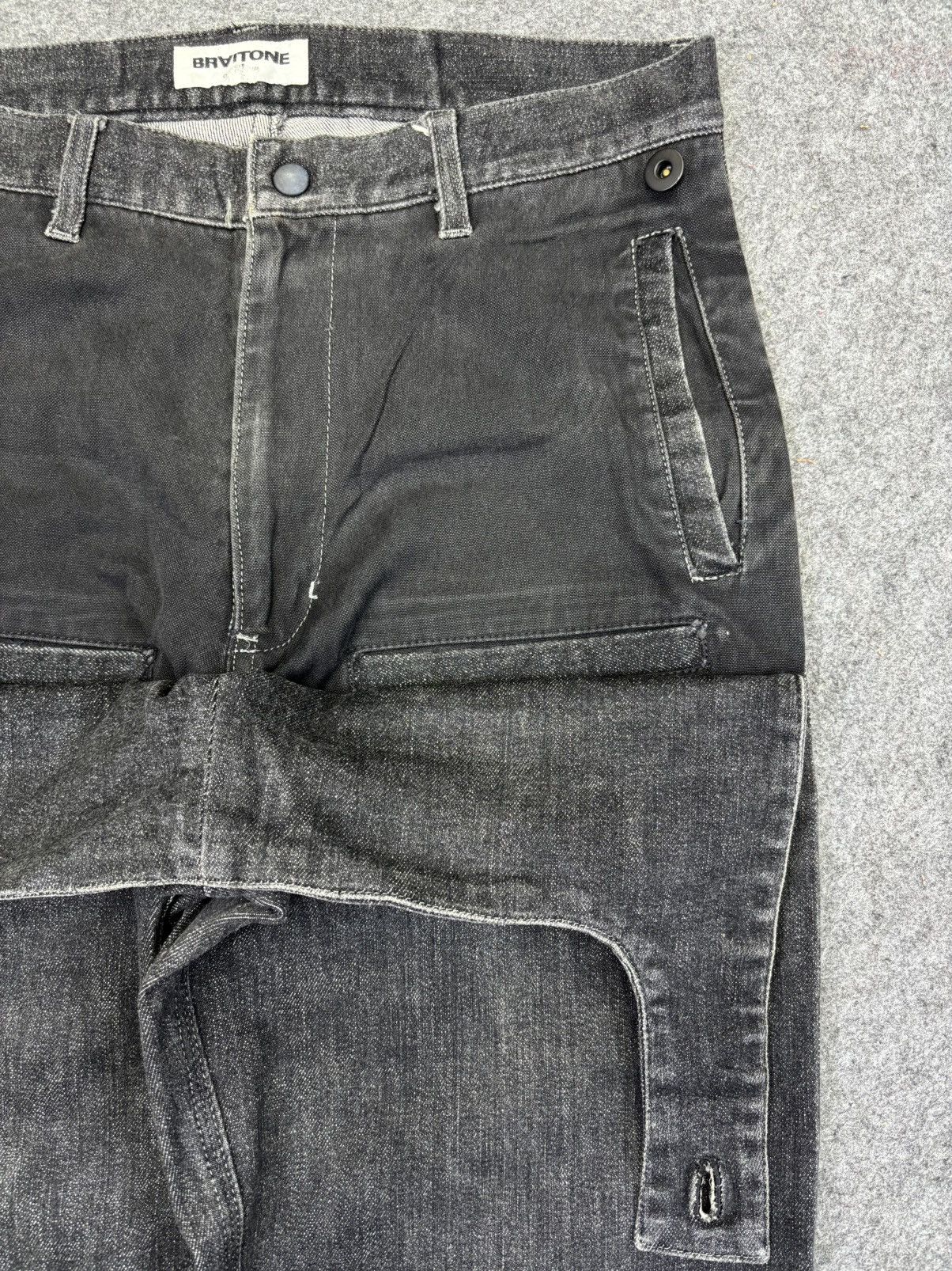 Japanese Brand 💥Rare💥BRAITONE Hybrid Street Multipockets Denim F870 Size US 30 / EU 46 - 7 Thumbnail