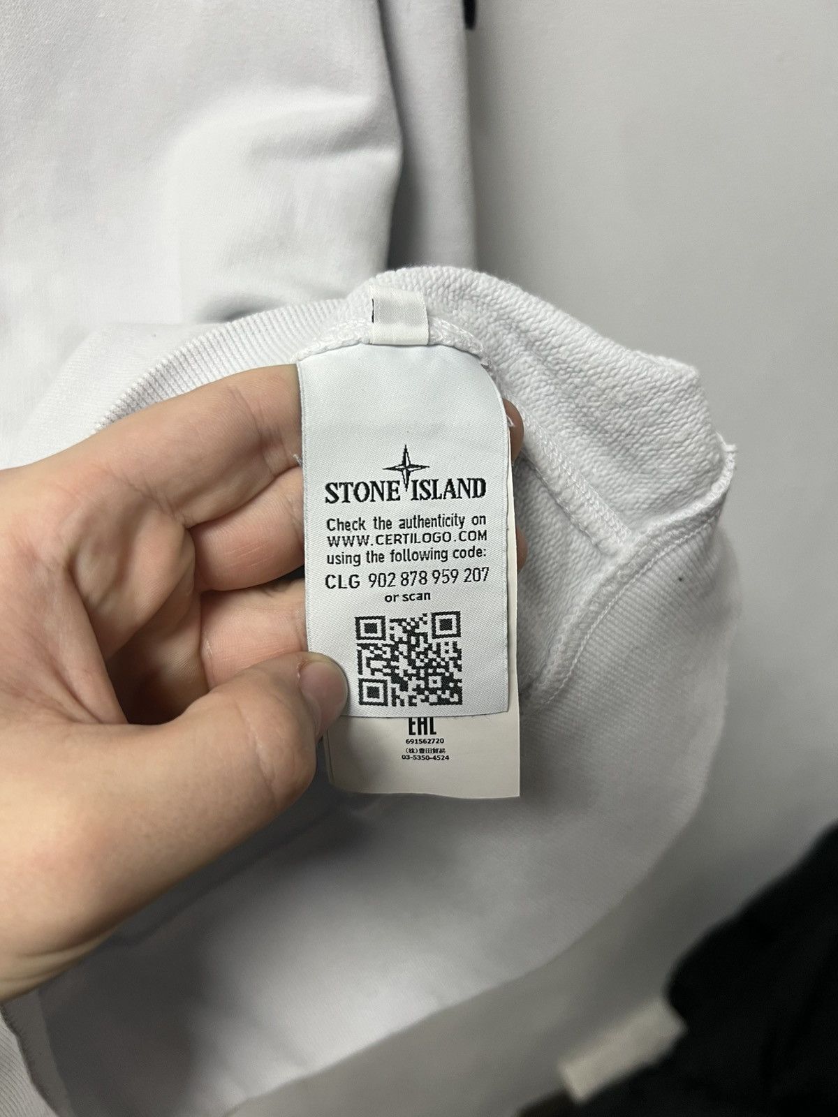 Stone Island Stone Island Sweatshirt White Size US S / EU 44-46 / 1 - 7 Thumbnail