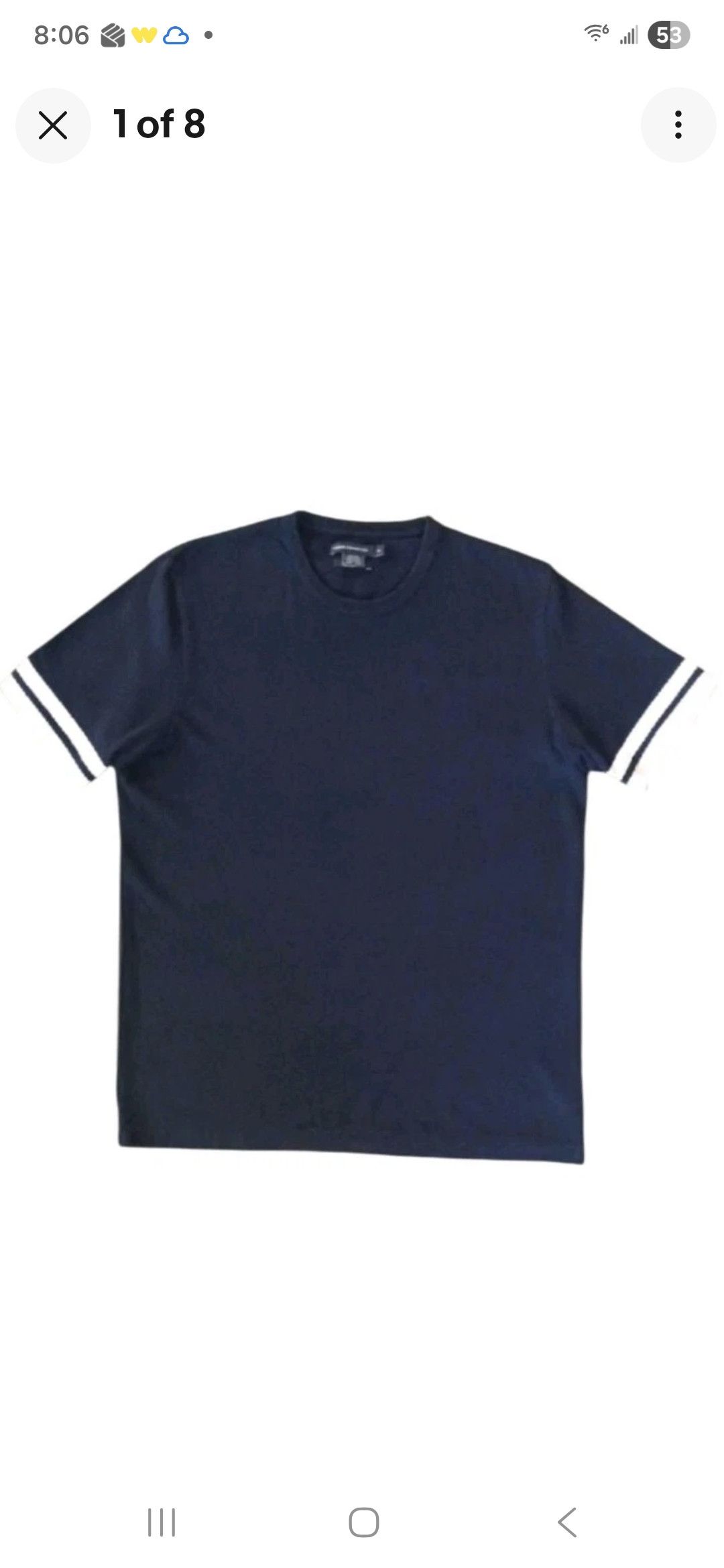 French Connection FRENCH CONNECTION Baseball Jersey T-Shirt Size US XL / EU 56 / 4 - 1 Thumbnail
