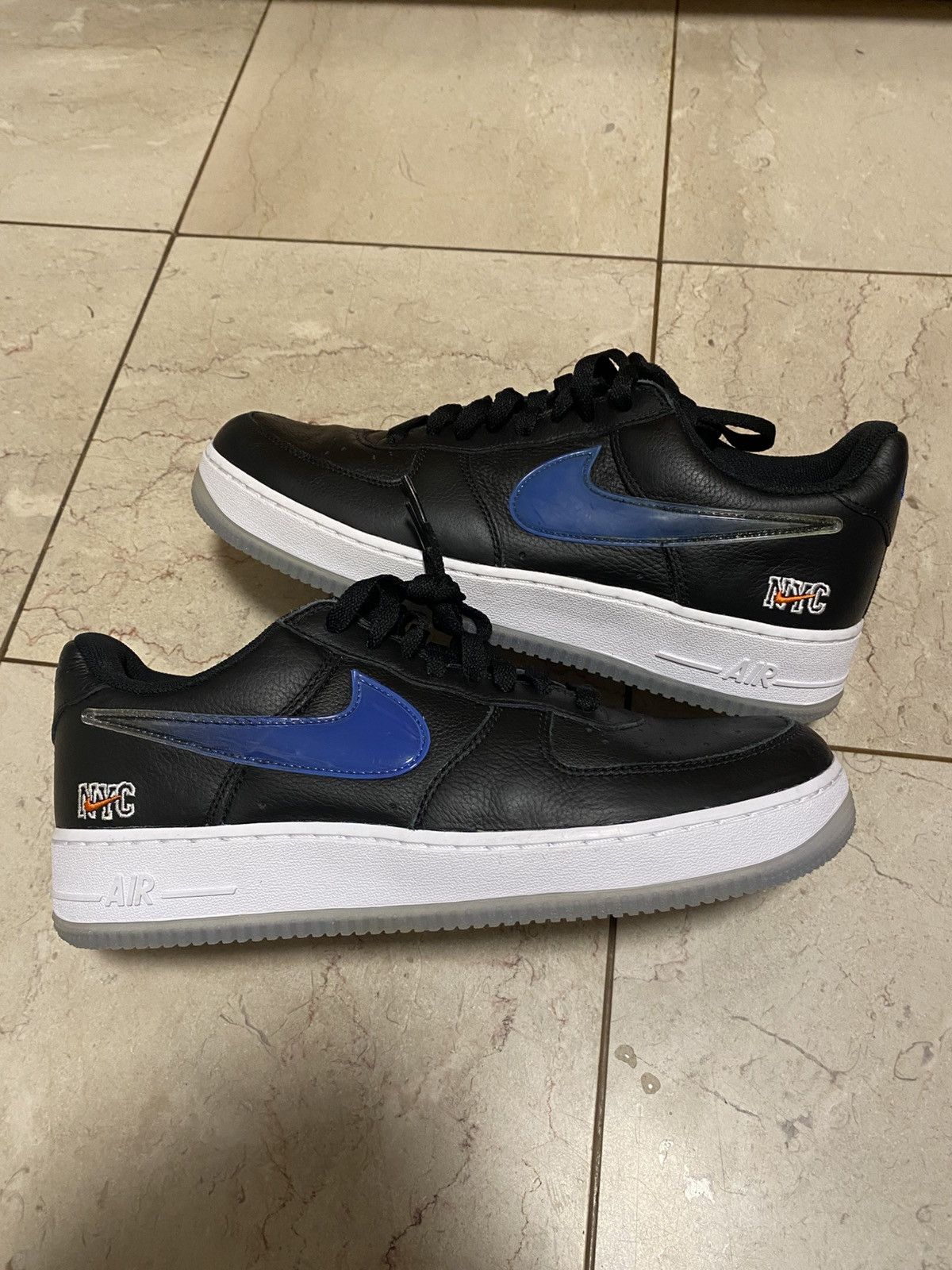 Nike Air Force 1 Low Kith Knicks Away Black SZ 10.5