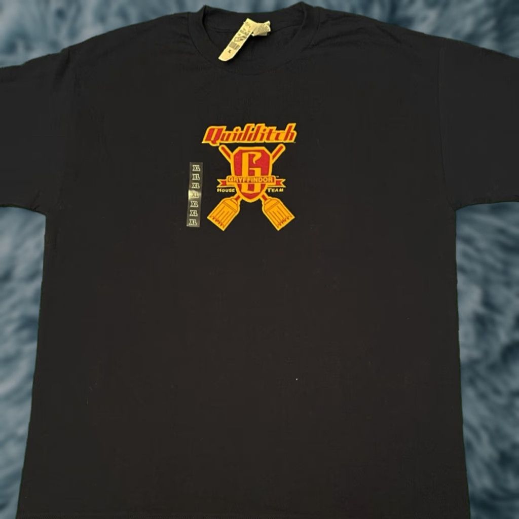 VINTAGE Harry Potter Gryffindor Quidditch Movie Book 2000 VTG Shirt Mens XL NWT