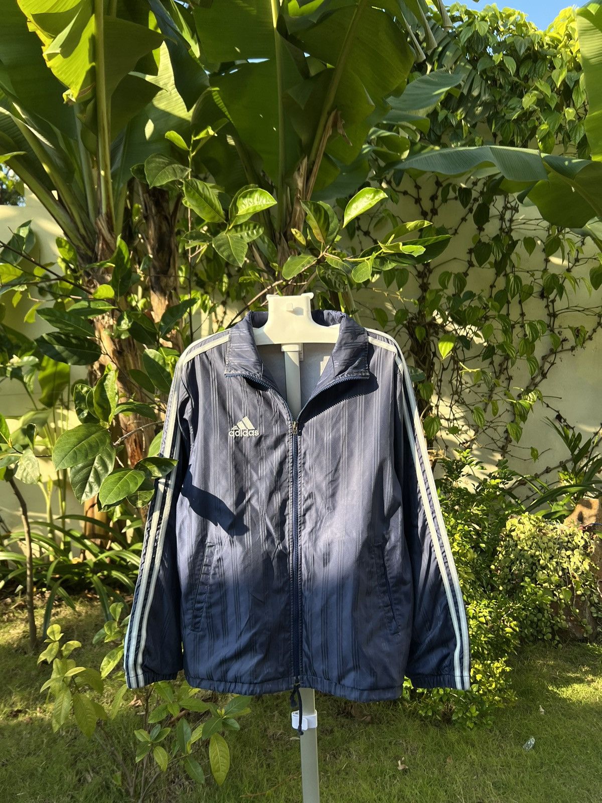 Adidas × Vintage 90' ADIDAS SMALL LOGO Y2K TRACK JACKET Size US L / EU 52-54 / 3 - 1 Thumbnail
