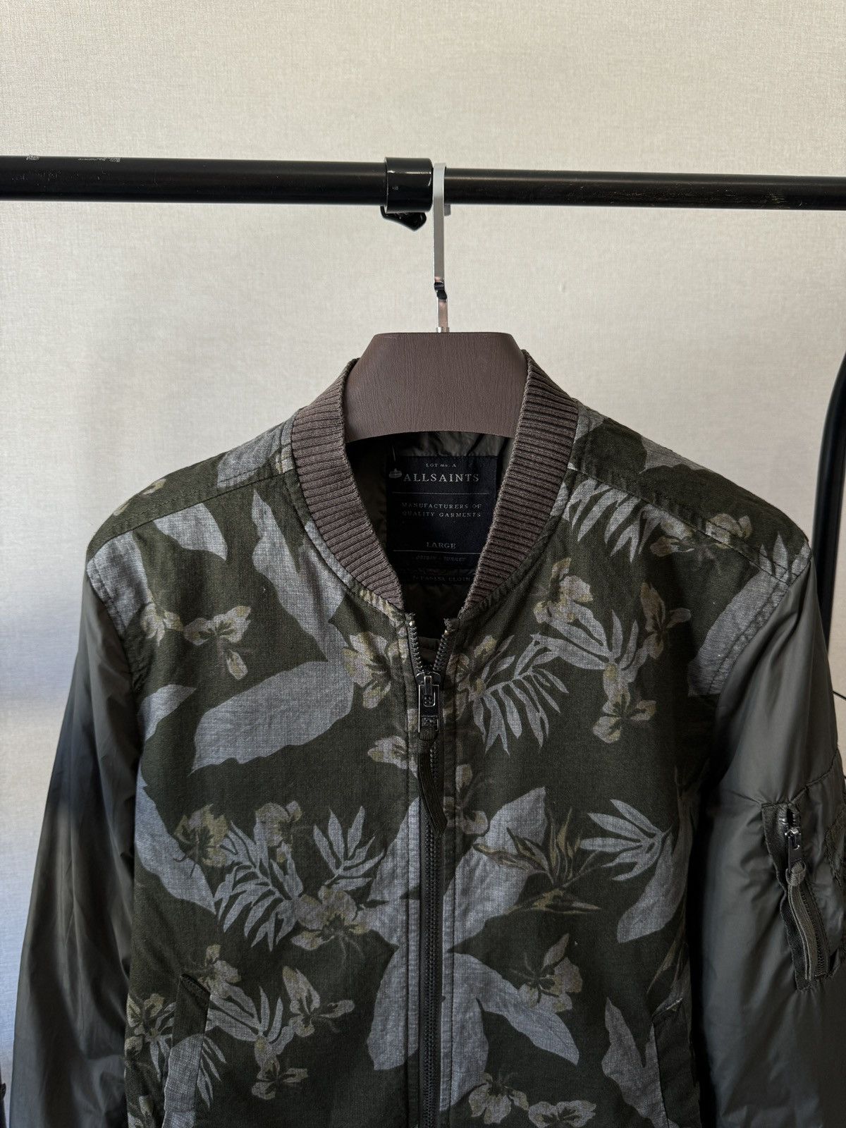 Allsaints AllSaints Fulton Bomber Jacket Japanese Cloth size L Size US L / EU 52-54 / 3 - 8 Thumbnail