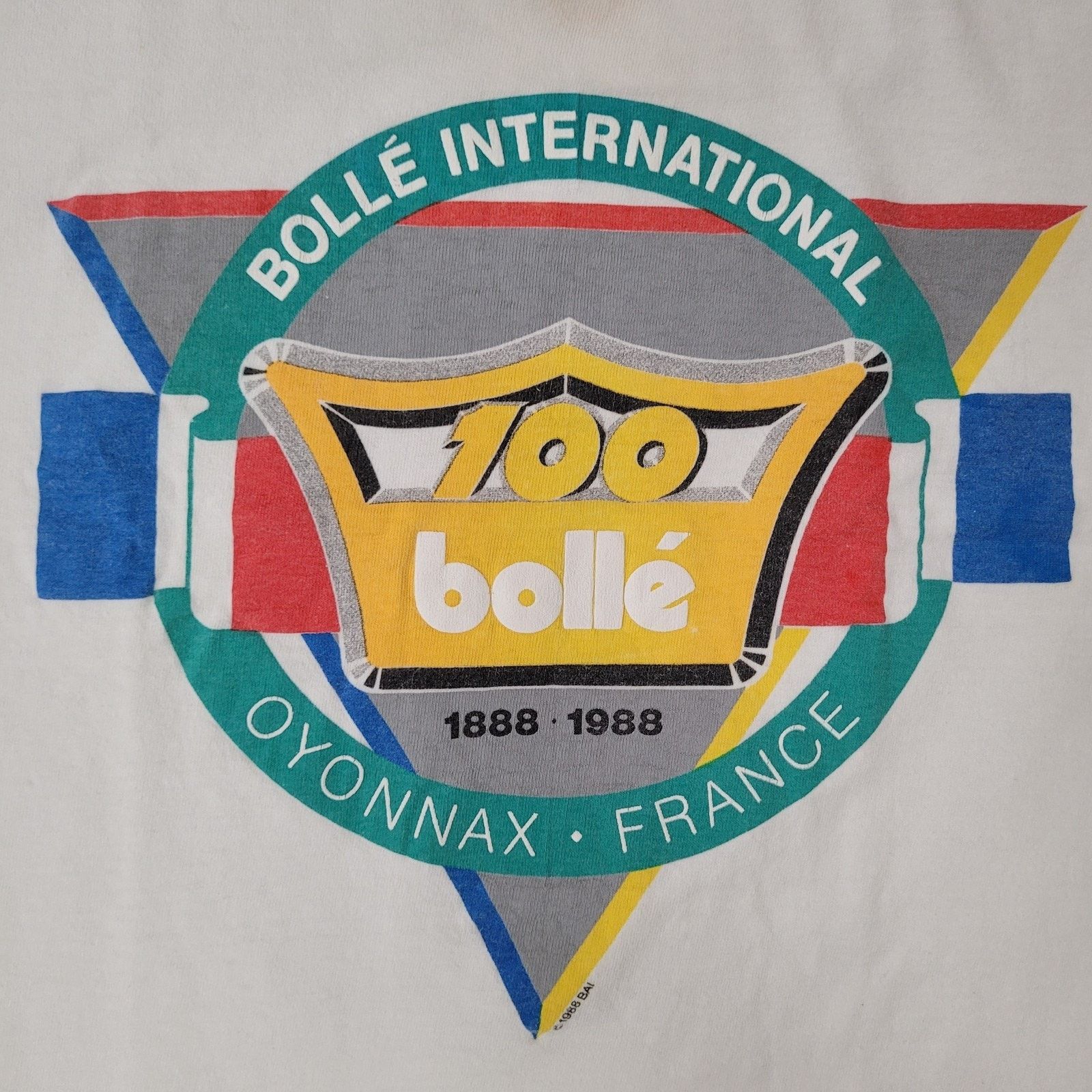 Bolle VTG 1988 Bolle International Anniversary Shirt Medium USA Size US M / EU 48-50 / 2 - 3 Thumbnail