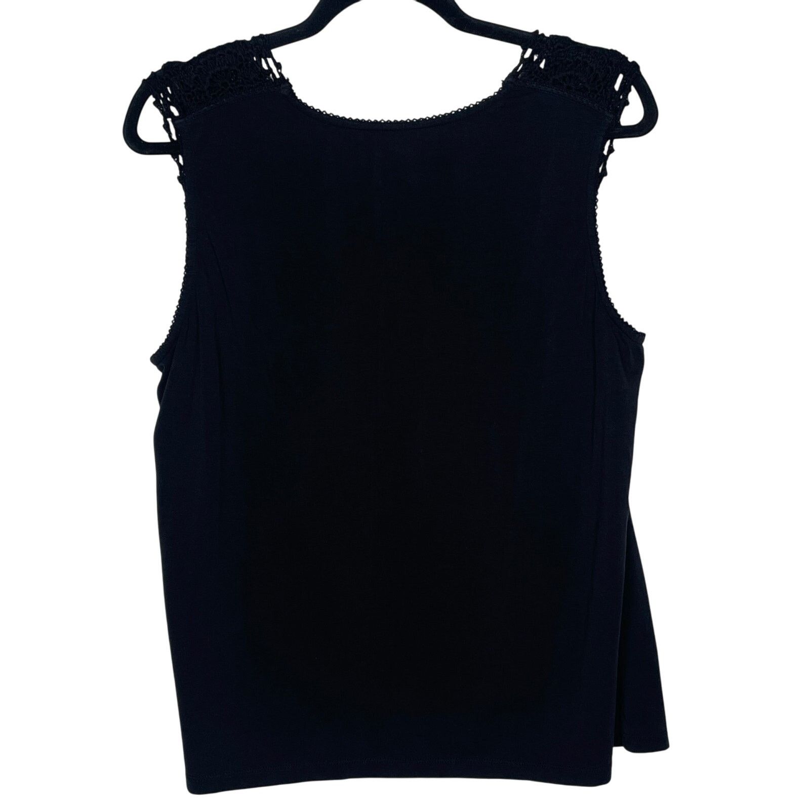 Other NWOT Carole Little Black Tank Blouse Size XXL / US 16-18 / IT 52-54 - 4 Thumbnail