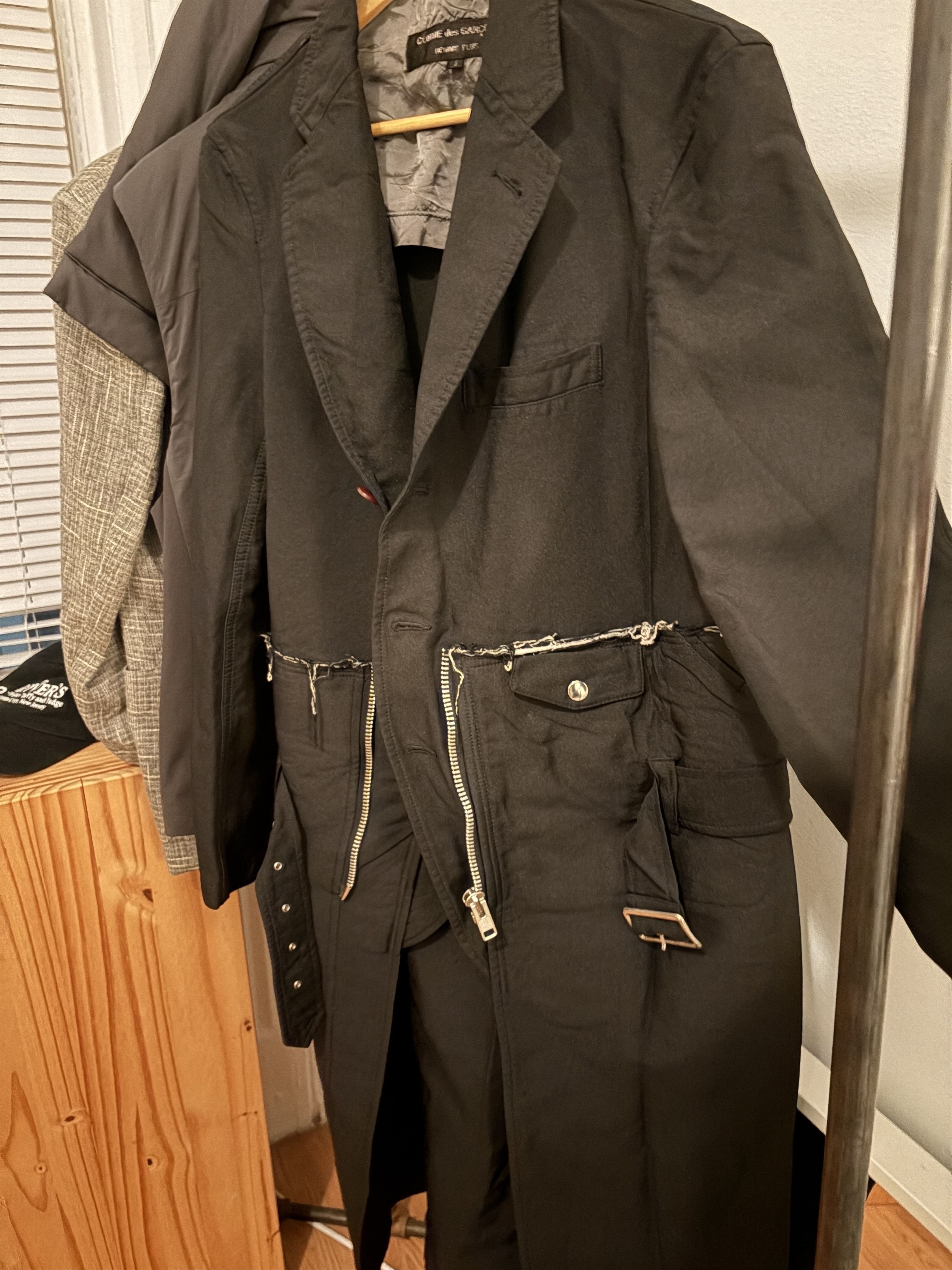 Comme des Garcons Homme Plus CDG Homme Plus SS2013 Stitched Trenchcoat Size US S / EU 44-46 / 1 - 2 Thumbnail
