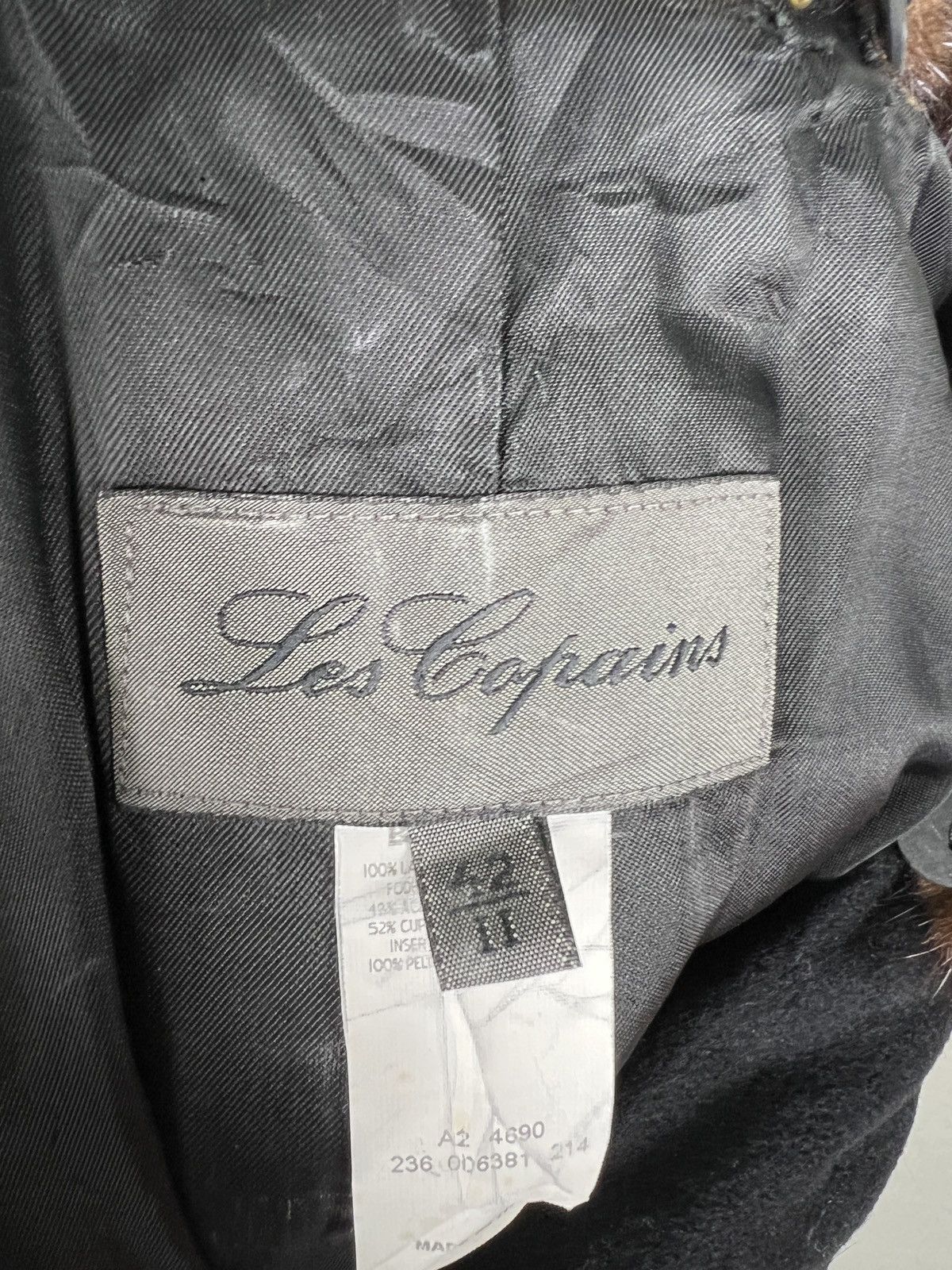 Loro Piana Les Conpains Loro Piana Wool Fur Trim Coat Size M / US 6-8 / IT 42-44 - 17 Thumbnail