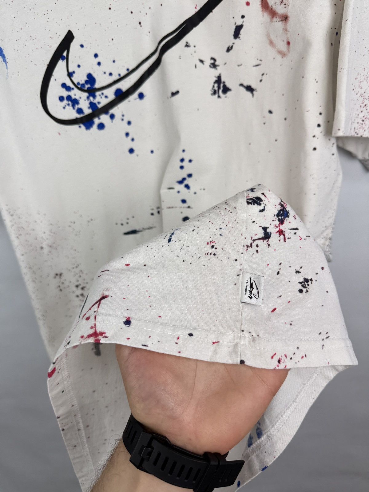 Futura × Nike 🇺🇸 Nike Futura Max 90 Breaking T-Shirt Y2K Art Rare Retro Size US M / EU 48-50 / 2 - 9 Thumbnail