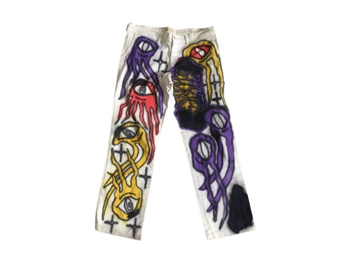 Other upcycling sample baggy jeans only 1 in the world Size US 40 / EU 56 - 1 Thumbnail