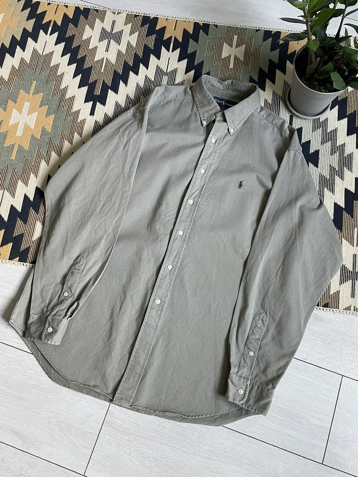 Polo Ralph Lauren × Vintage Vintage 90’s Polo Ralph Lauren Blake Shirt Size US XL / EU 56 / 4 - 7 Thumbnail