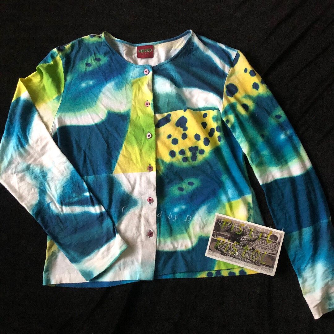 Kenzo Kenzo Psychedelic Print Cardigan Size M / US 6-8 / IT 42-44 - 1 Thumbnail