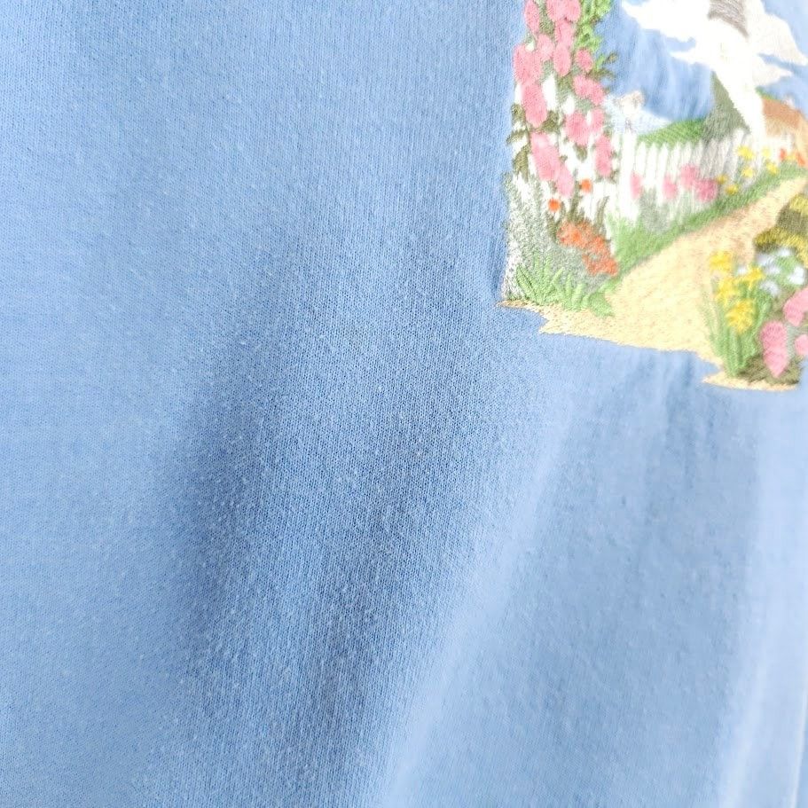 Vintage Vintage Lighthouse Sweatshirt Mens Size Small Blue Y2K Size US S / EU 44-46 / 1 - 3 Thumbnail