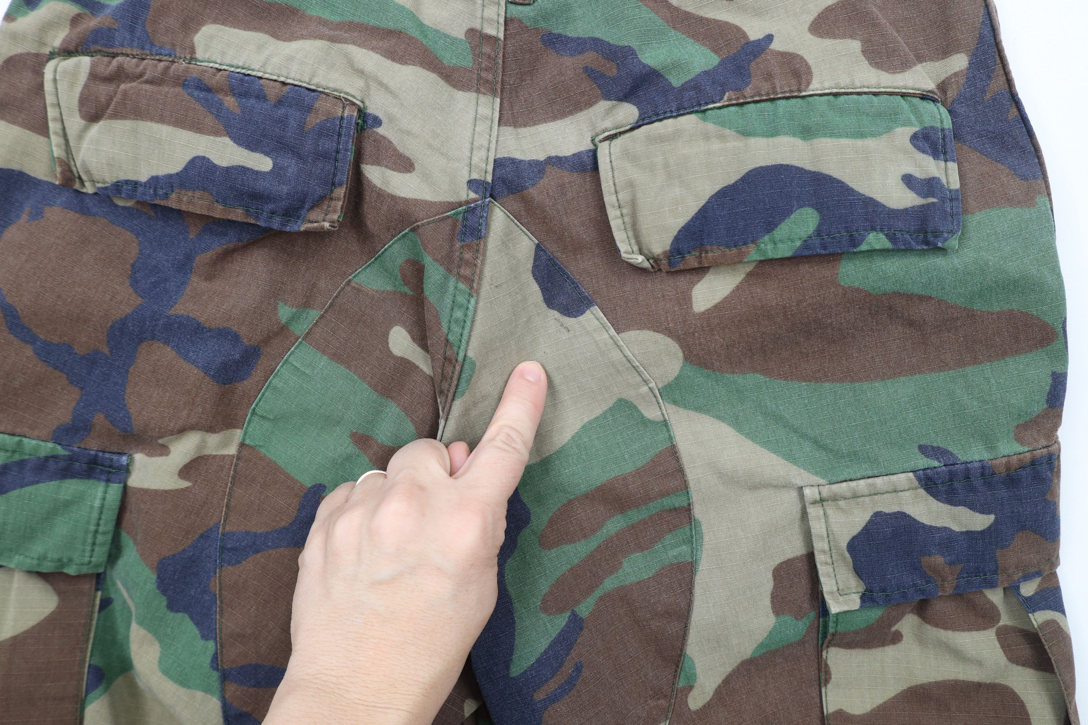 Vintage Vintage 90s Streetwear Camouflage Ripstop Cargo Shorts Size US 30 / EU 46 - 9 Thumbnail