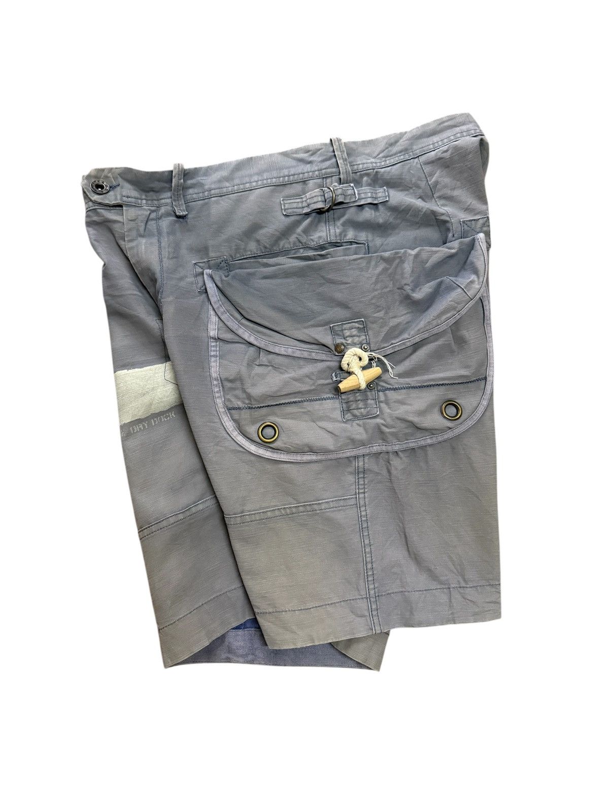 Avirex Avirex Cargo Pants Short Grey Size US 33 - 4 Thumbnail