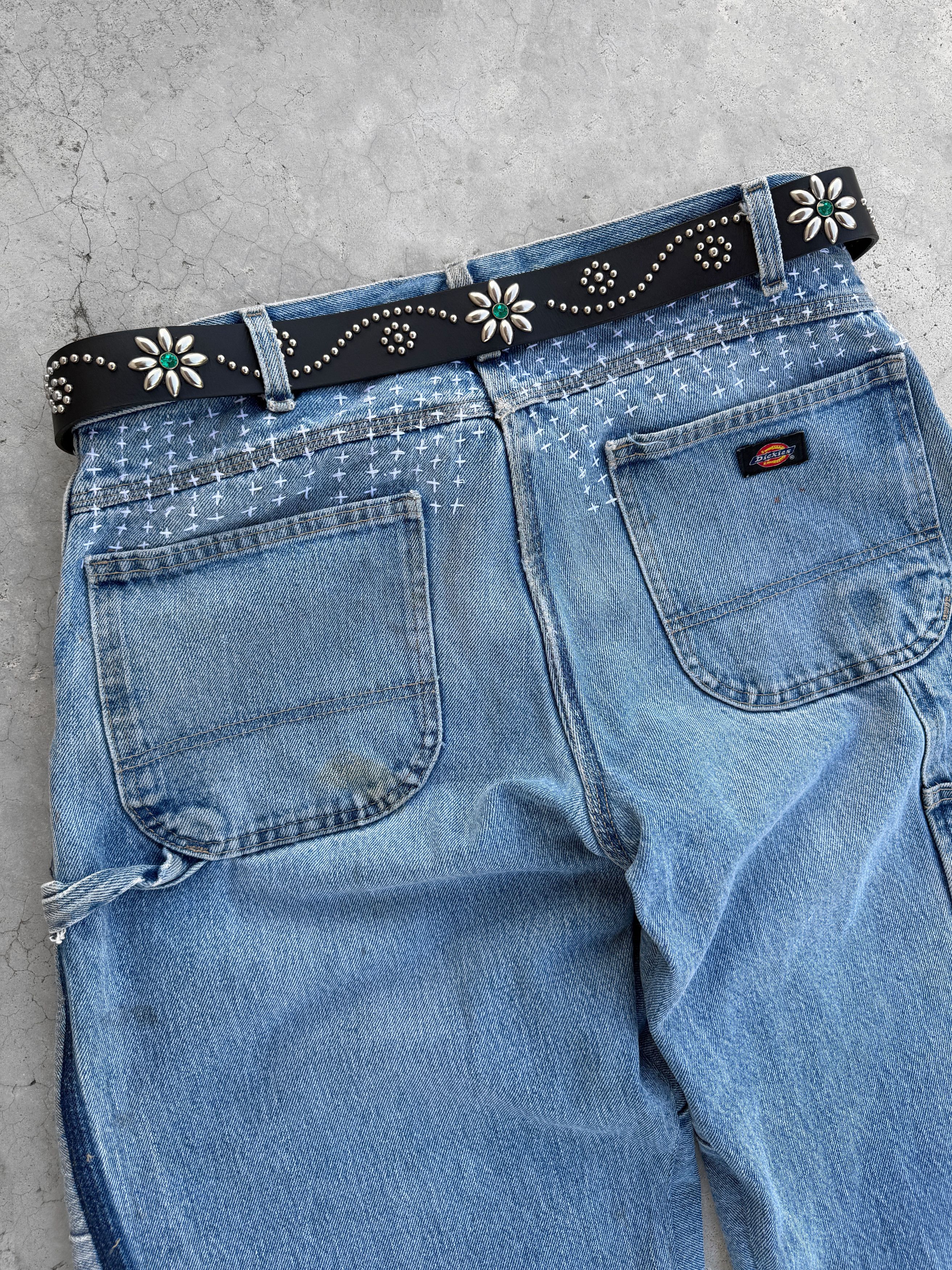 Japanese Brand Vintage Boro Patchwork DICKIES Carpenter Size US 36 / EU 52 - 23 Thumbnail