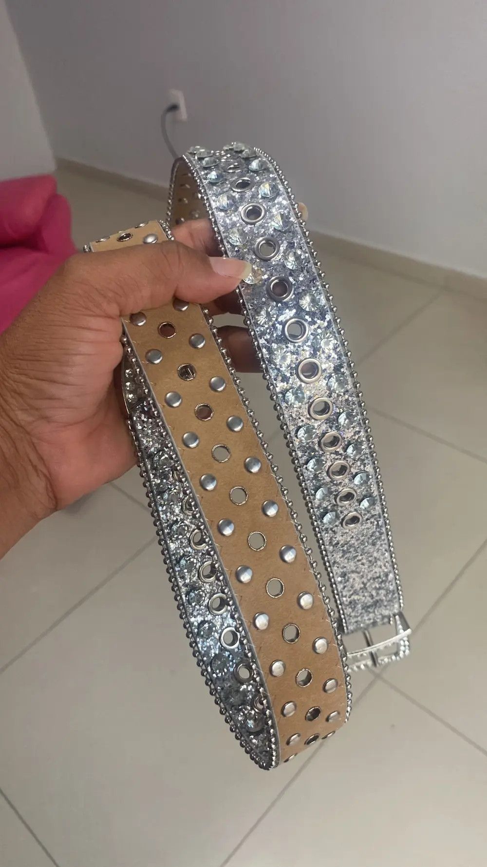 Japanese Brand 110cm Shiny Jackson Belt Size ONE SIZE - 3 Thumbnail