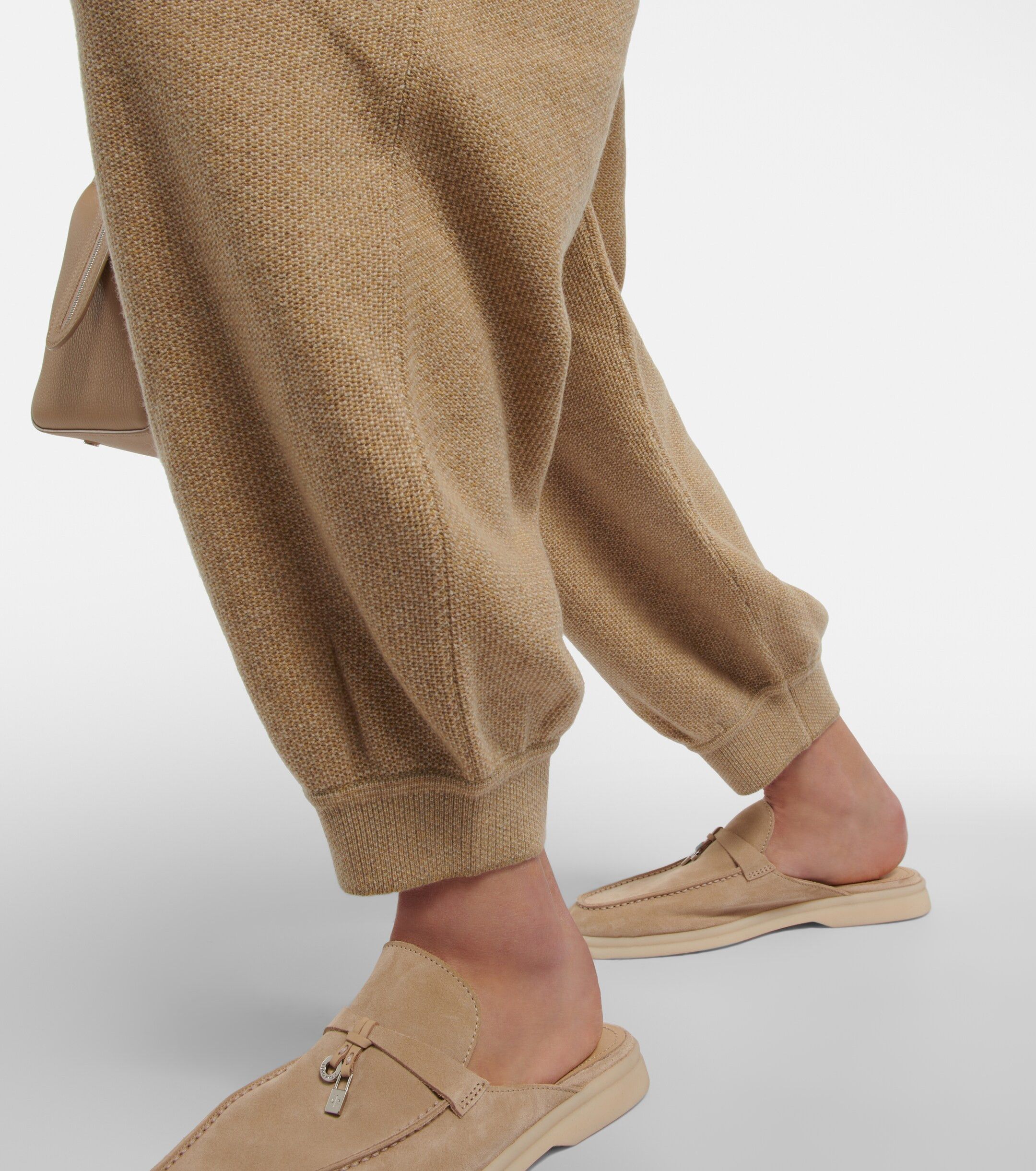 Loro Piana o1srvl11e0824 Lago Agnel Jacquard Pants in Beige Size 28" / US 6 / IT 42 - 5 Thumbnail