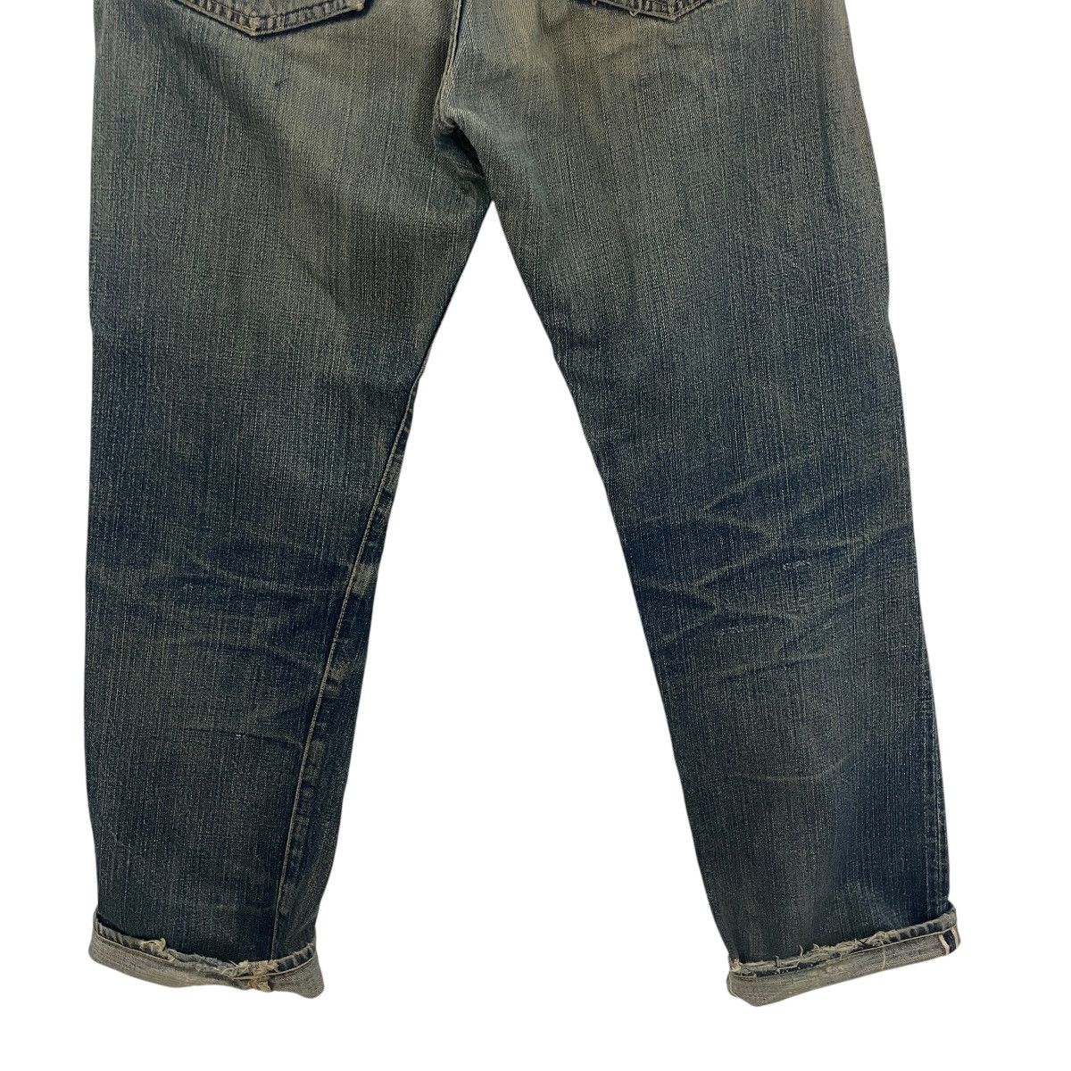 The Real McCoy's Vintage Mccoy Work Clothing Distressed Selvedge Denim Size US 31 - 8 Thumbnail