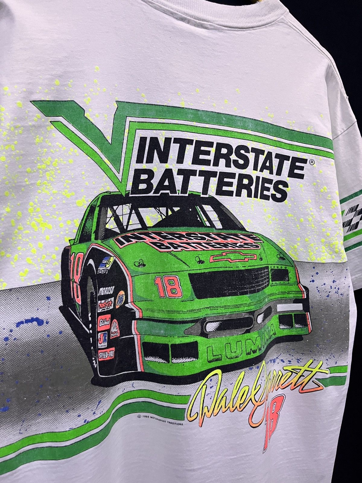 NASCAR Vintage 1992 nascar Dale Jarrett Interstate Batte Size US XL / EU 56 / 4 - 11 Thumbnail