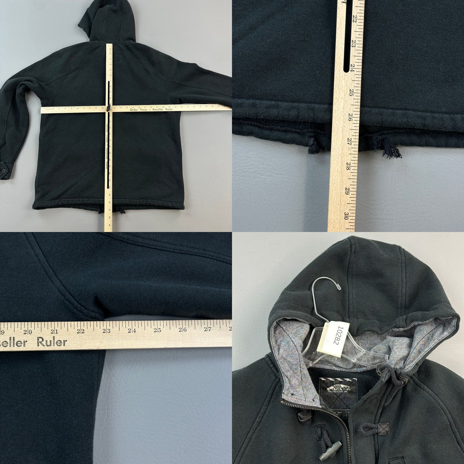 Vans VANS Jacket Mens XL Black Classic Duffle Full Zip Hooded Streetwear Skate Size US XL / EU 56 / 4 - 9 Thumbnail