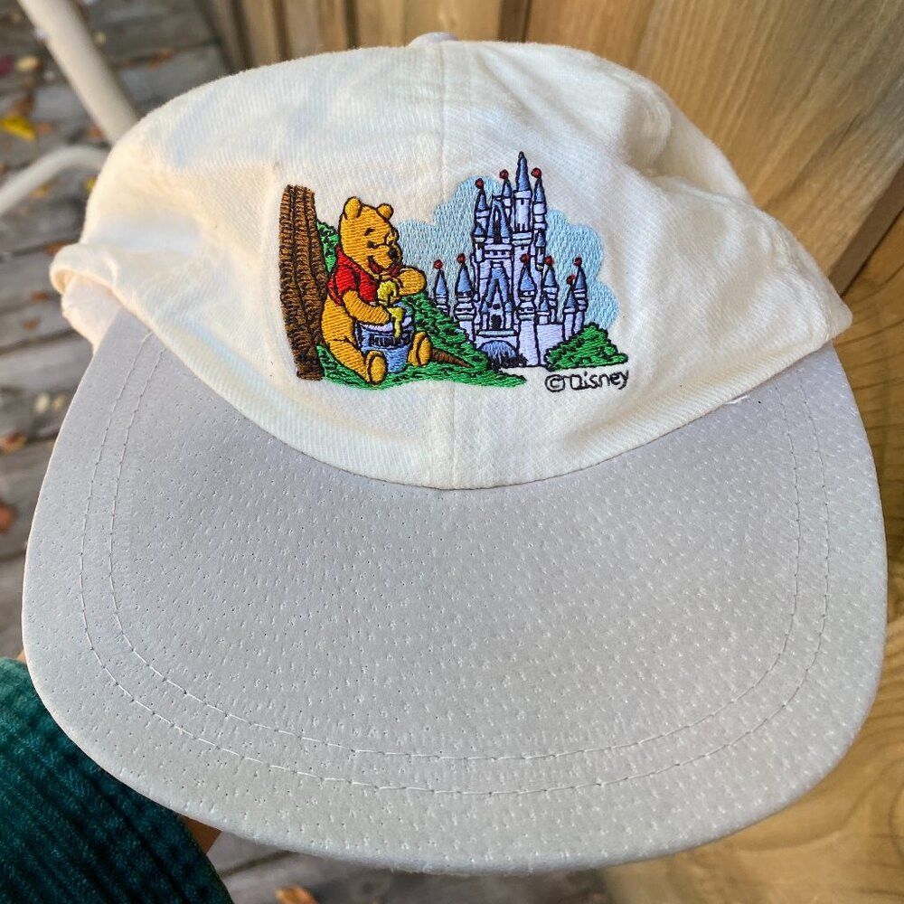 Disney Vintage 1994 Disney Winnie The Pooh Hat Baseball Cap Embroi Size ONE SIZE - 1 Thumbnail