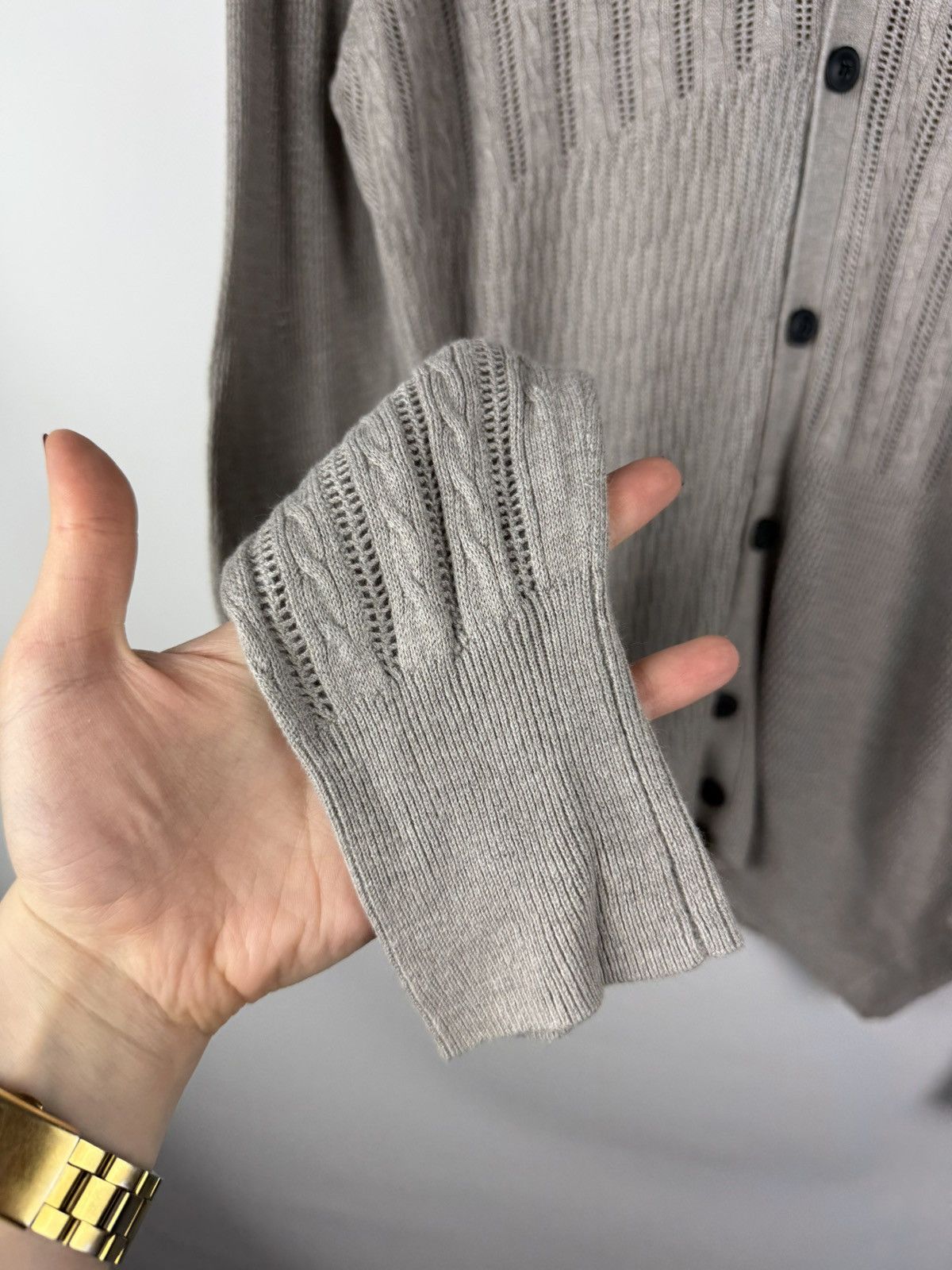 Allsaints × Japanese Brand Allsaints Men’s Knitted Yurik Cardigan Sweater Size L Size US L / EU 52-54 / 3 - 10 Thumbnail