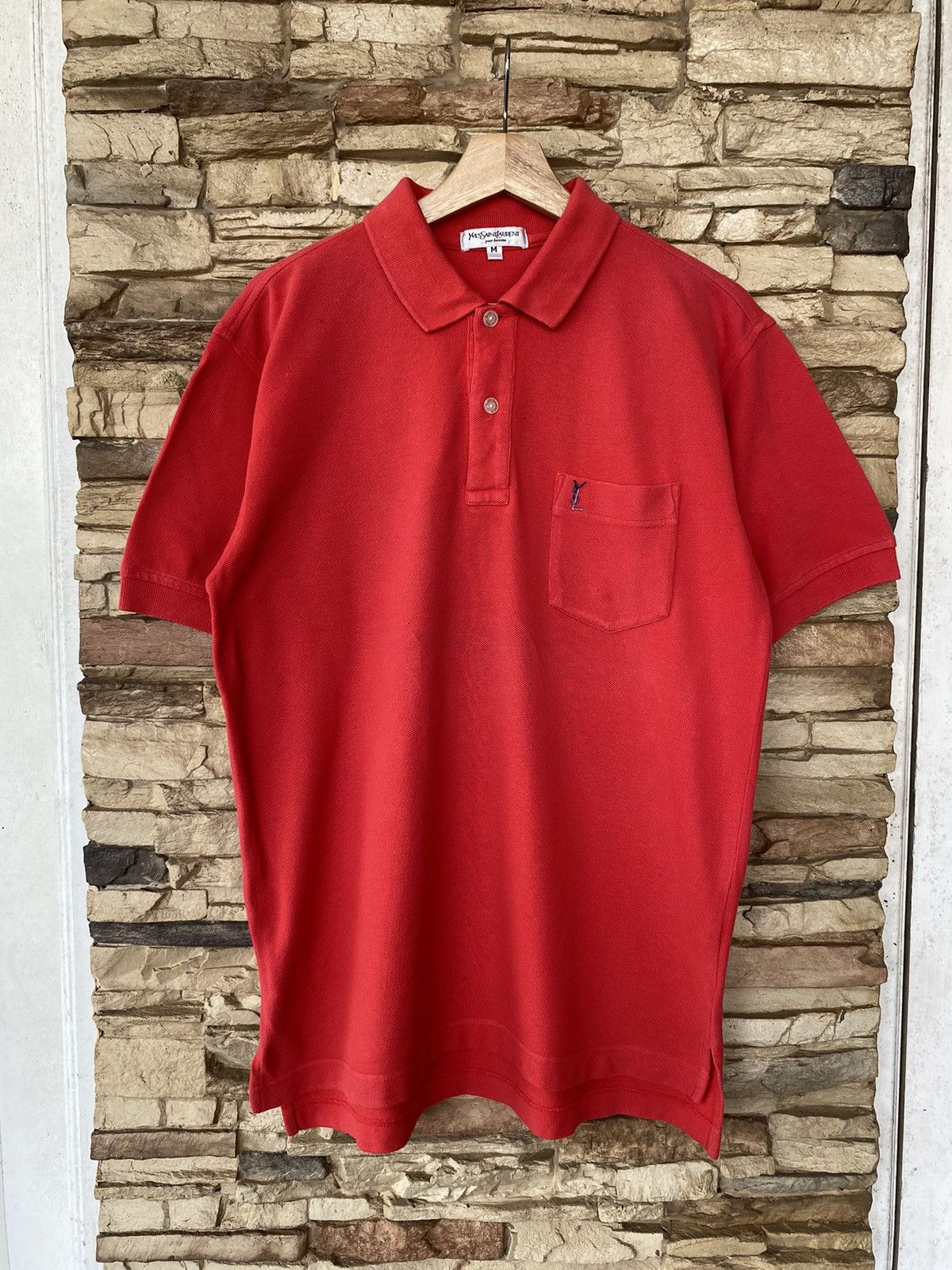 Yves Saint Laurent Vintage Yves Saint Laurent Pour Homme Polo Shirt Size US M / EU 48-50 / 2 - 1 Thumbnail