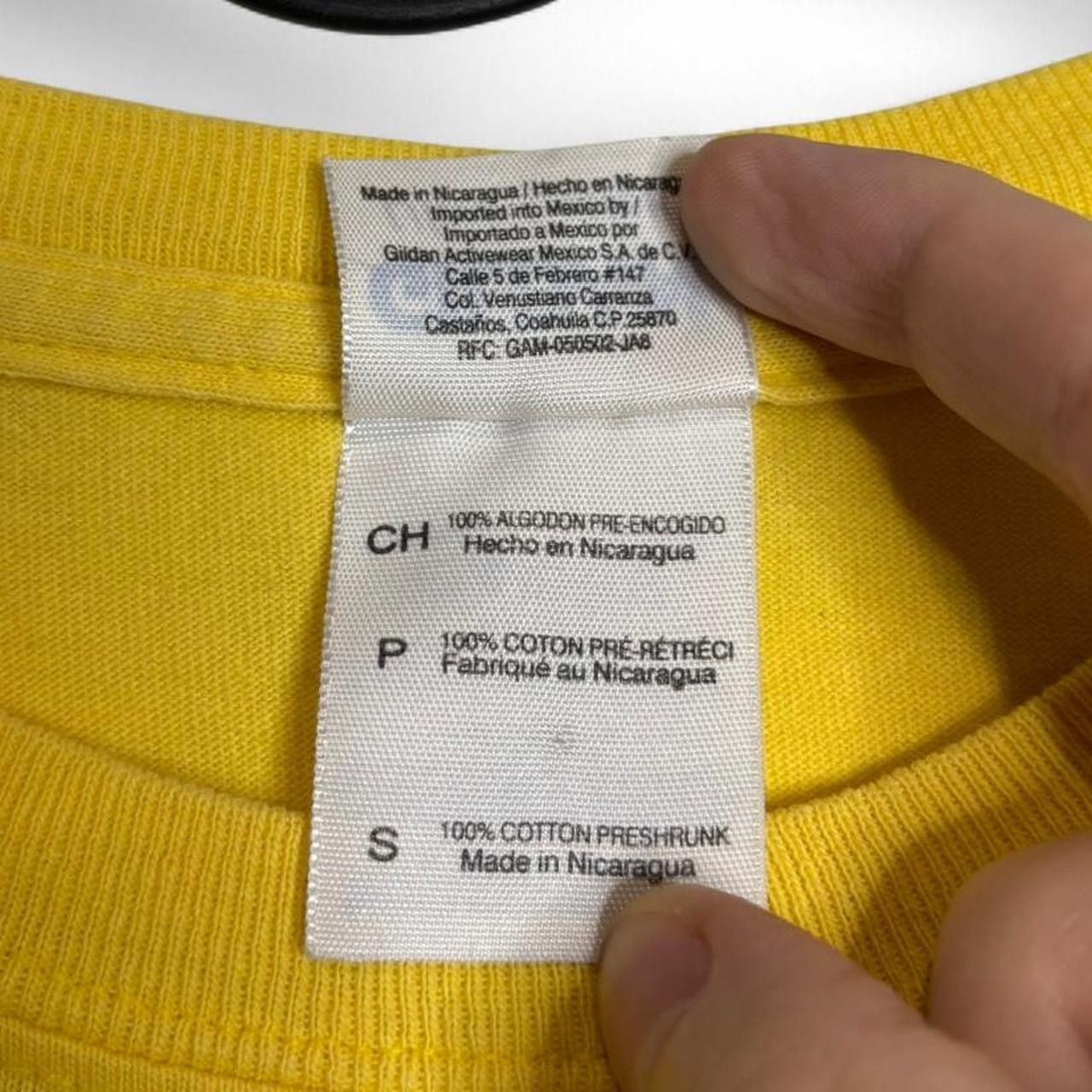 Gildan Vintage Contra Konami Code Yellow Graphic Tee - S Size US S / EU 44-46 / 1 - 5 Thumbnail