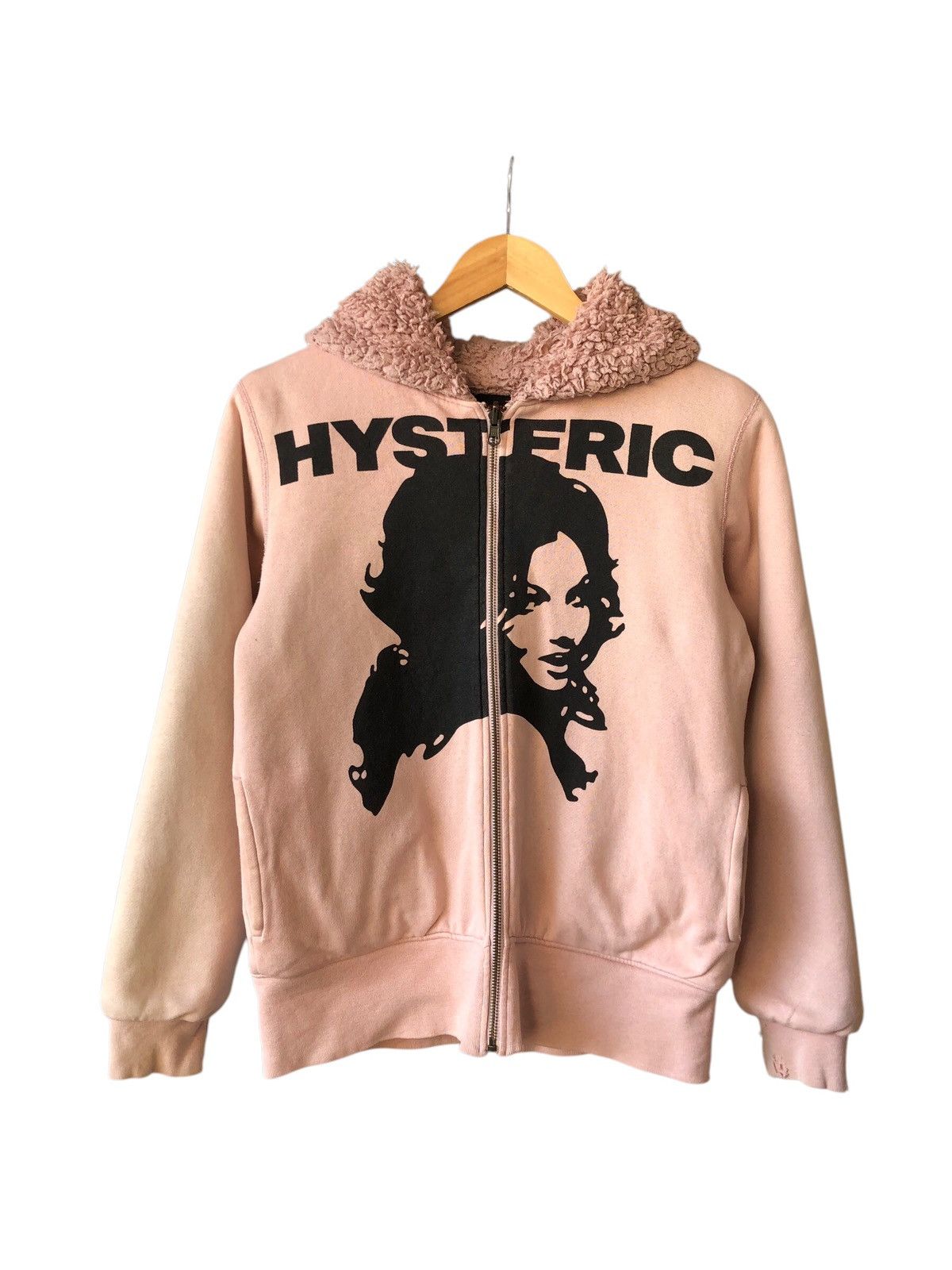 Rare🔥 Vintage Hysteric Glamour Big Logo Distressed Hoodie
