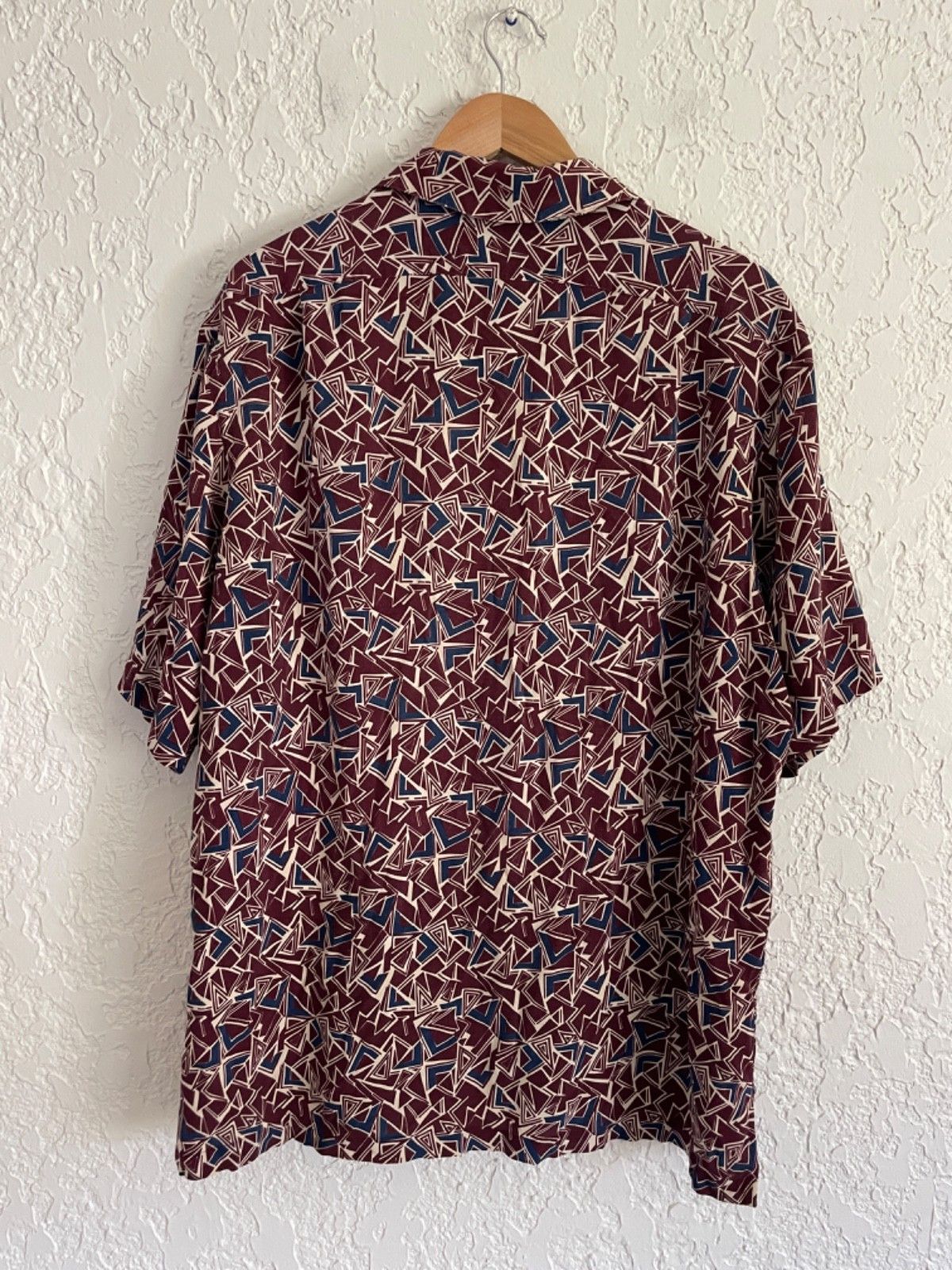 Polo Ralph Lauren 🔥 Polo Ralph Lauren® RARE 90s Geometric Rayon Camp Shirt Size US XL / EU 56 / 4 - 5 Thumbnail