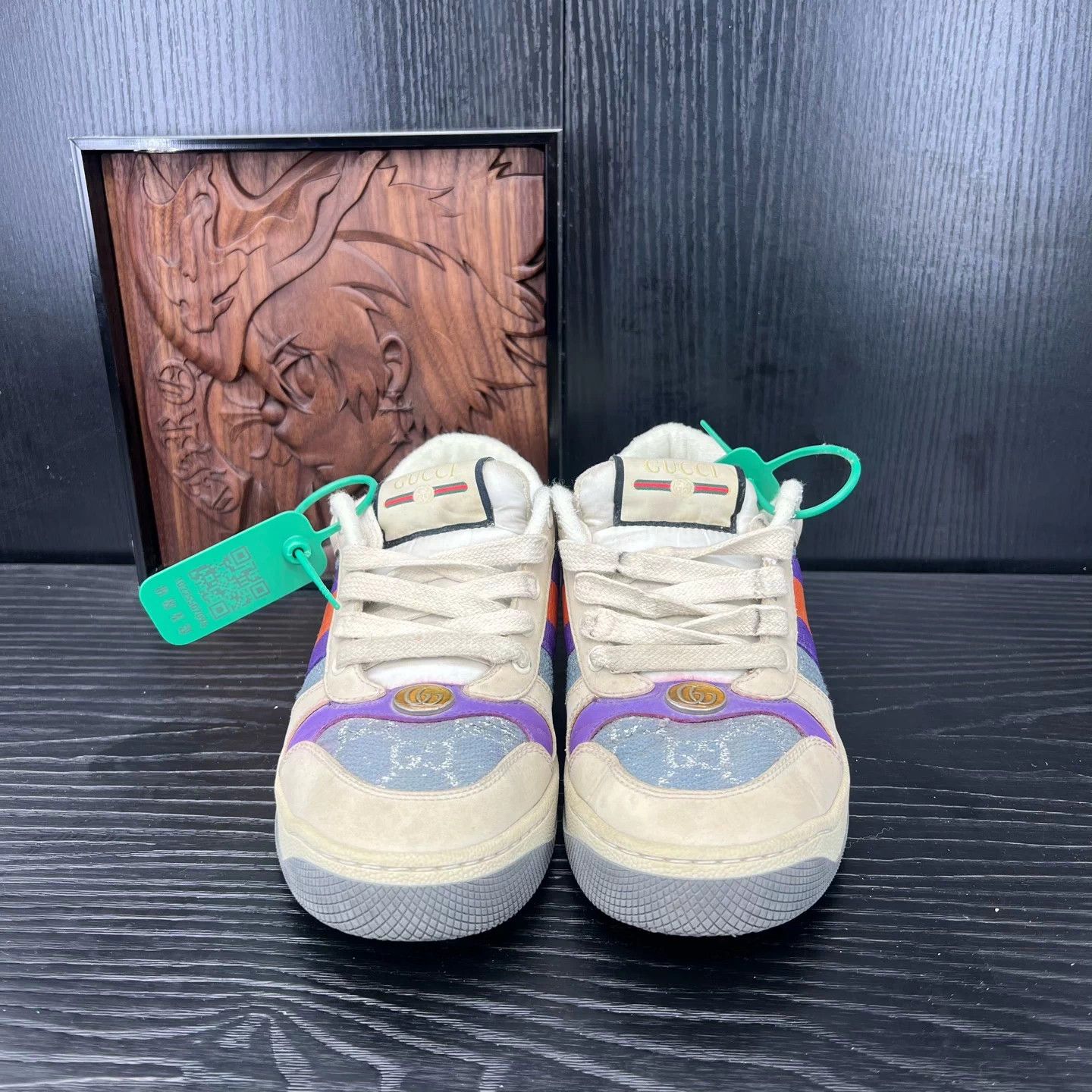 Gucci Gucci Purple Distressed Sneakers 36.5 Boxed Size US 5.5 / IT 35.5 - 5 Thumbnail