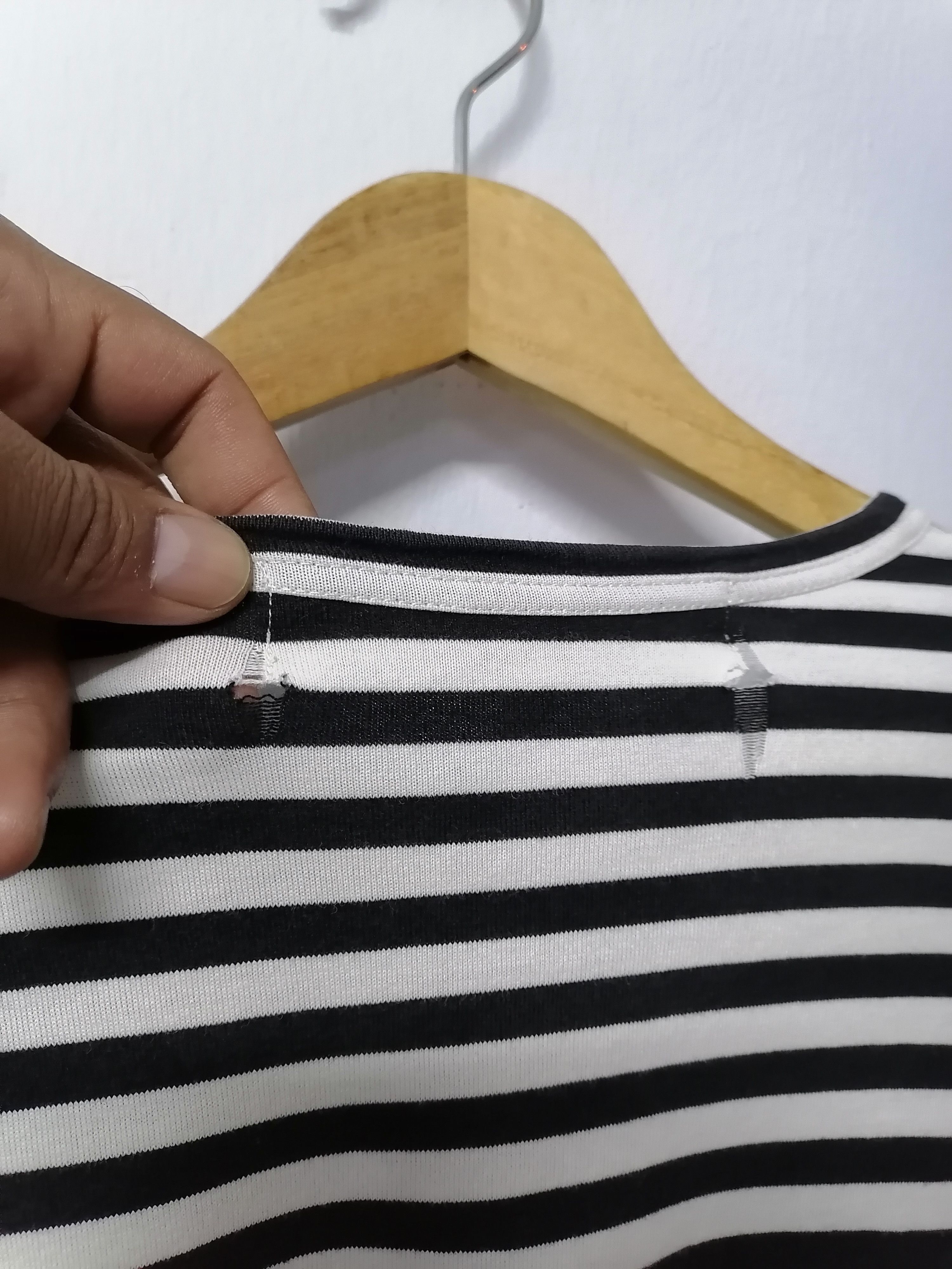 Comme des Garcons PLAY × Designer Cdg Play Stripe ICONIC Kurt Cobain Long Sleeve T-shirt Size US L / EU 52-54 / 3 - 6 Thumbnail