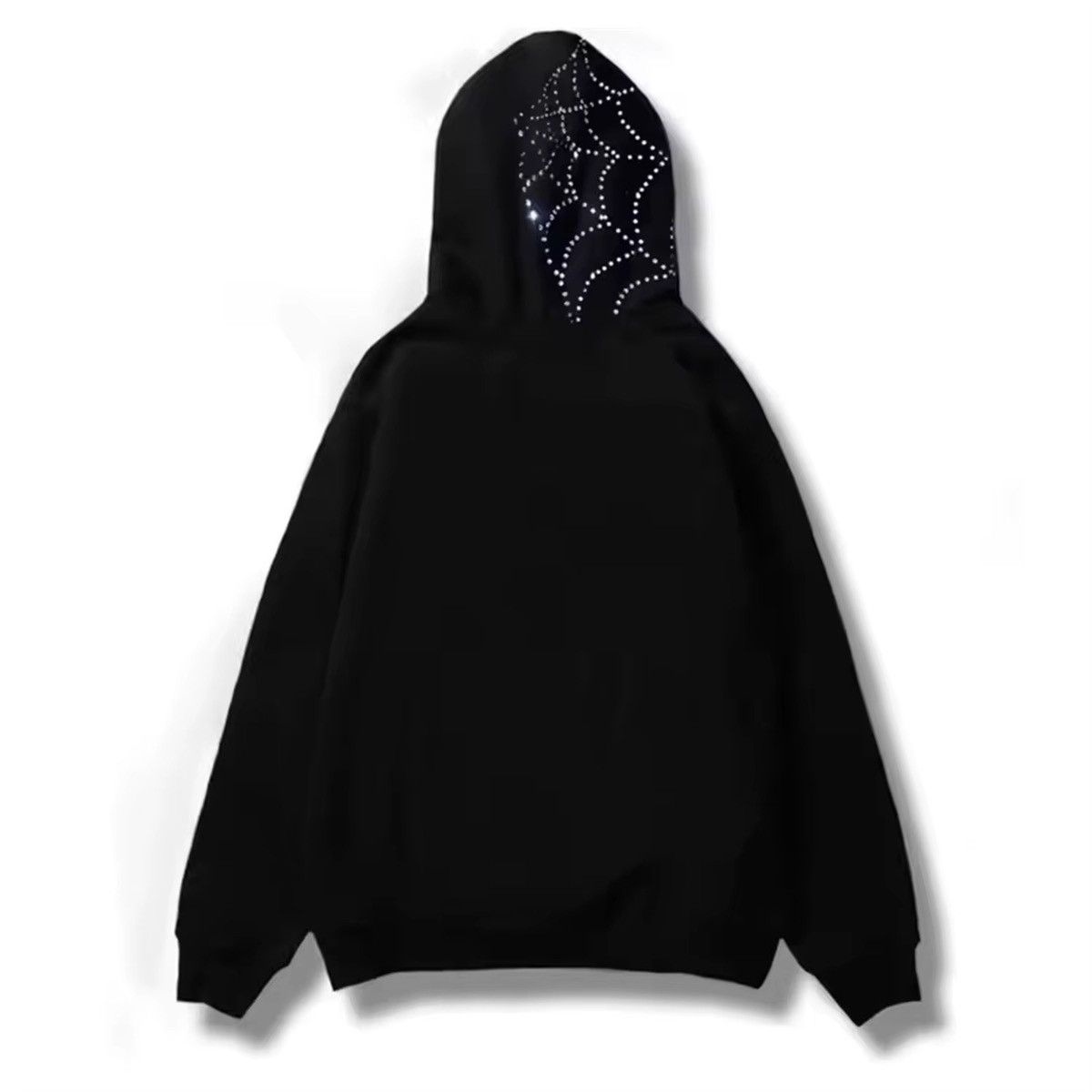 Custommade Grunge Rhinstone Spider Web Hoodie Size S / US 4 / IT 40 - 2 Thumbnail