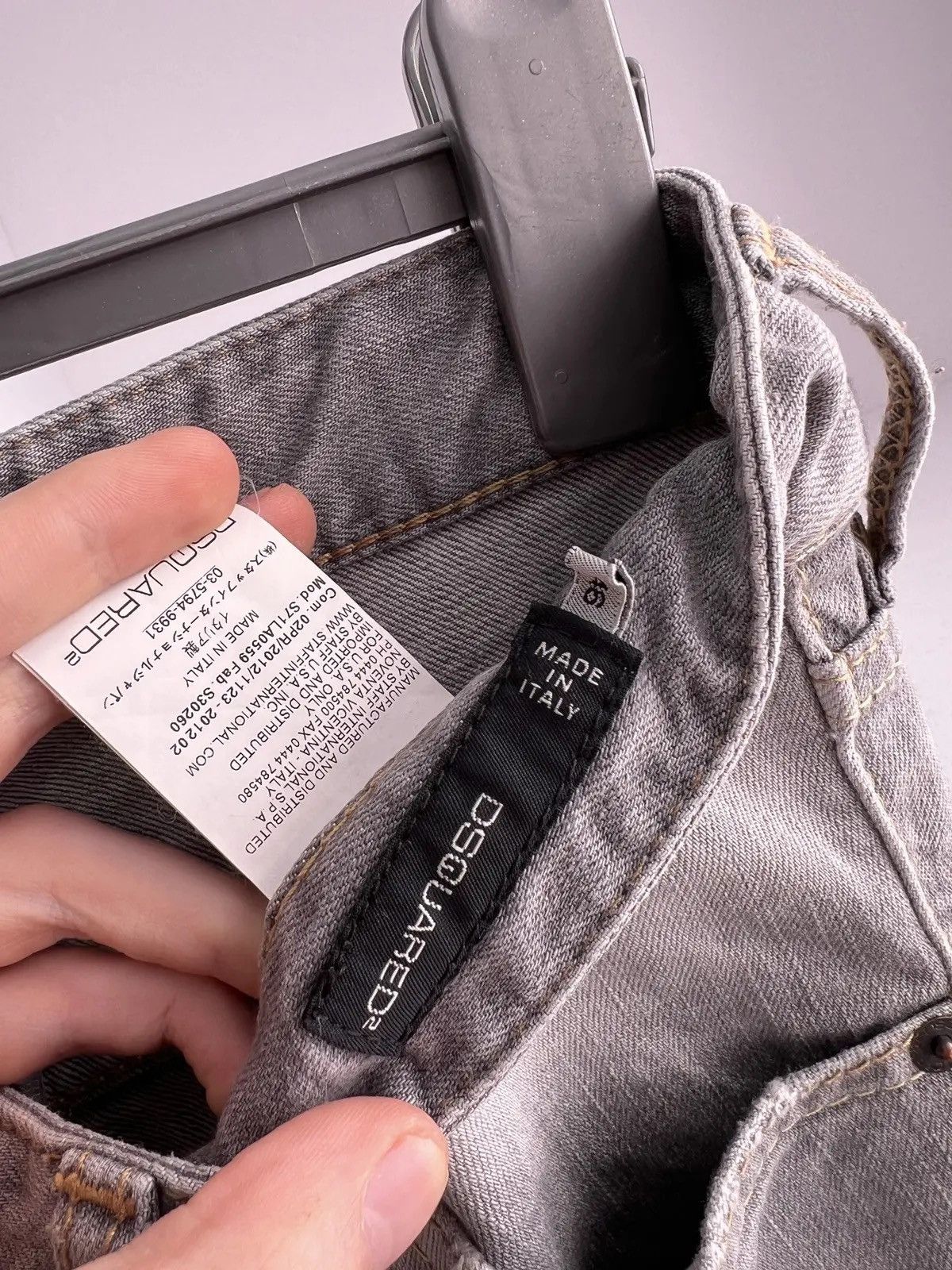 Dsquared2 × Vintage Vintage Dsquared2 Luxury Gray Pants Size US 30 / EU 46 - 7 Thumbnail