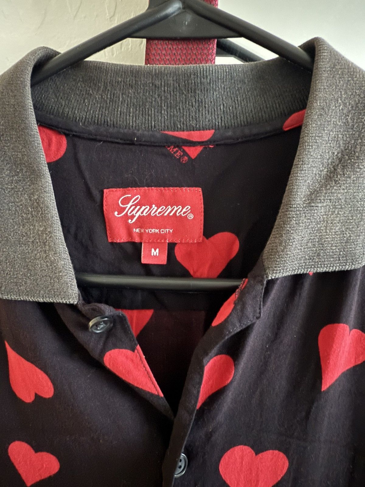 Supreme Supreme Hearts Rayon Shirt Size US M / EU 48-50 / 2 - 2 Thumbnail
