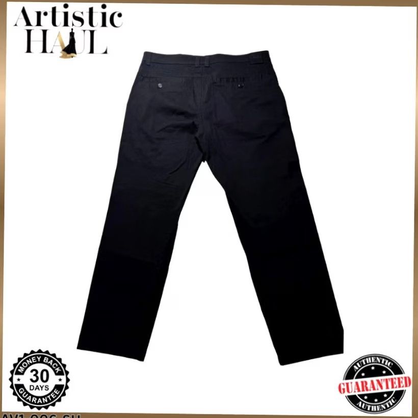 Diesel Diesel Pants for Men – Black Cotton Rayon Blend Slim Fit Chino SIZE 54 Casual Wear, 30 in Inseam, 33 in Waist, Logo Accents, Regular, 3P Size US 38 / EU 54 - 2 Thumbnail