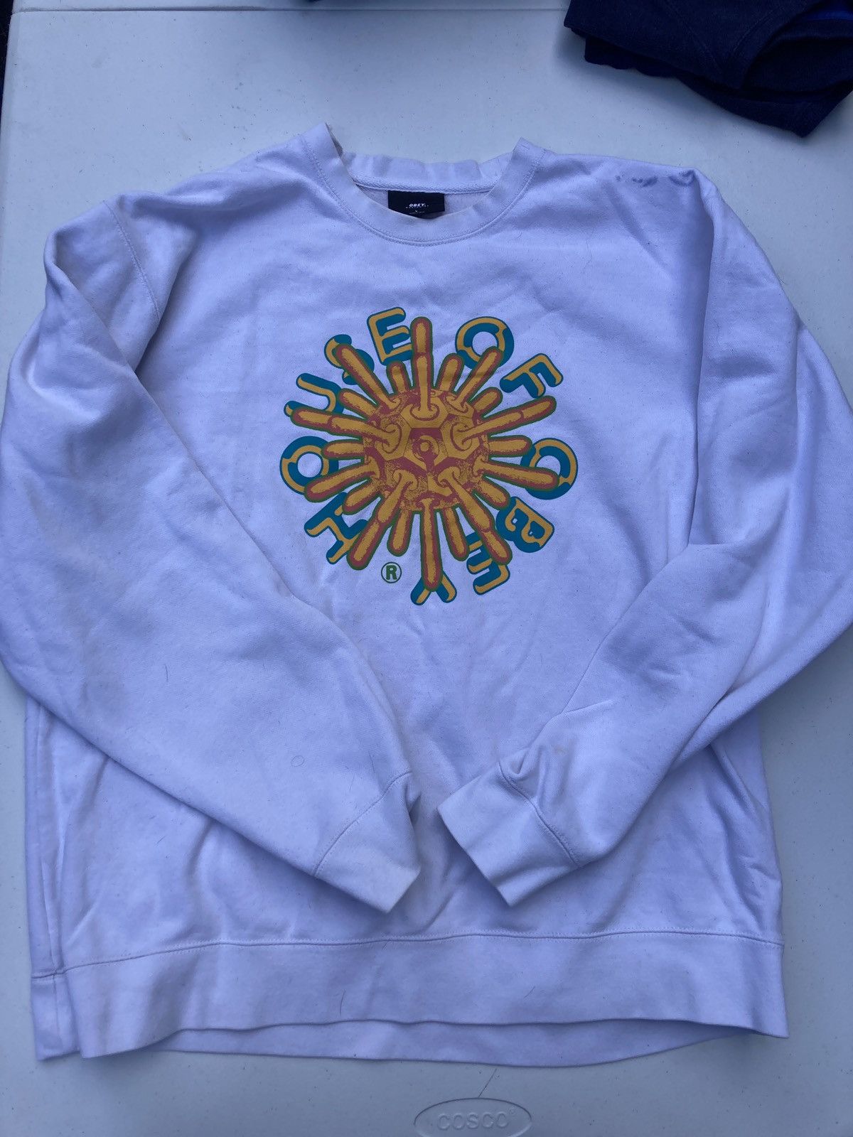 Obey Obey House of Obey Coronavirus Crewneck Size US L / EU 52-54 / 3 - 2 Thumbnail