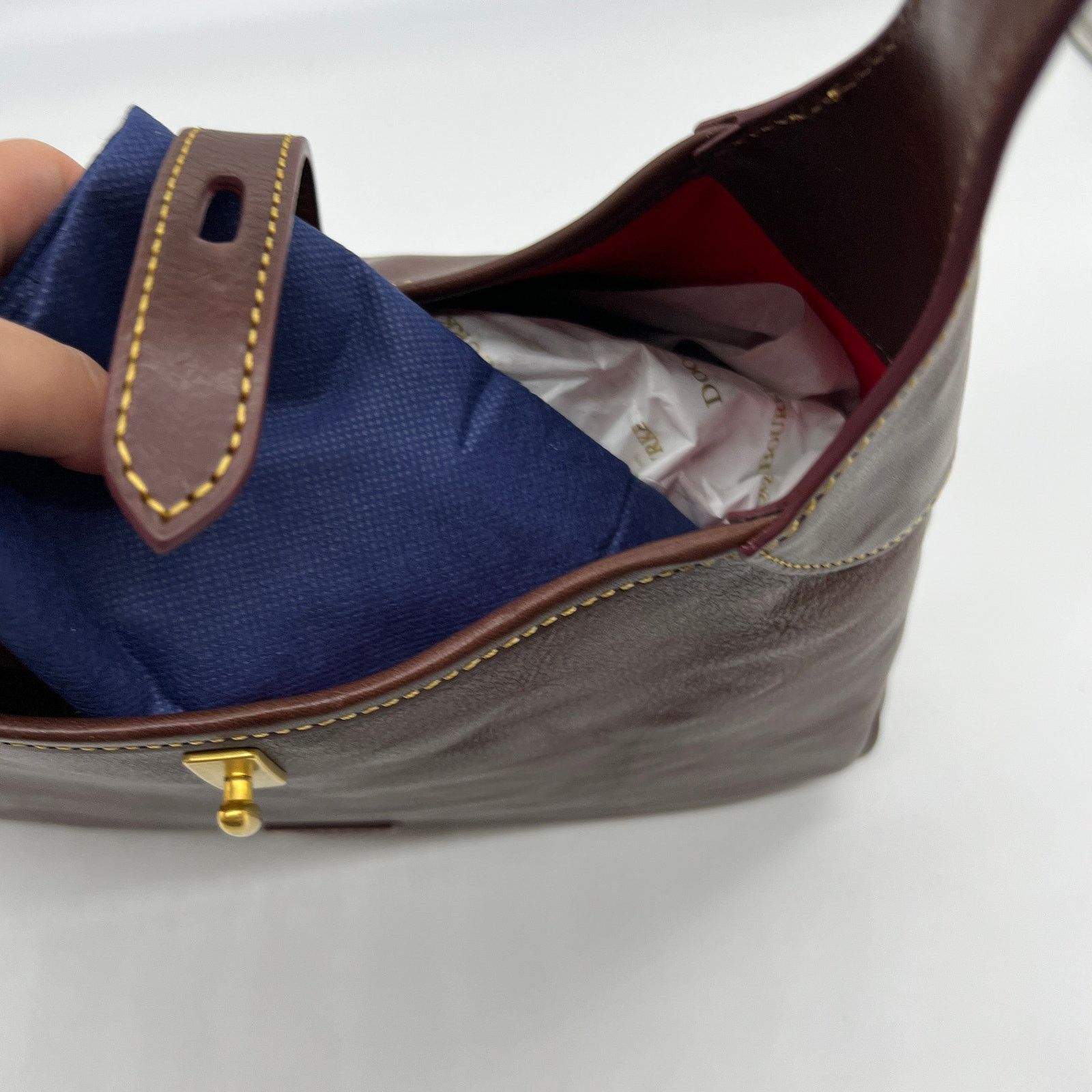 Dooney & Bourke Dooney & Bourke Florentine Leather Crescent Hobo Wo Size ONE SIZE - 15 Thumbnail