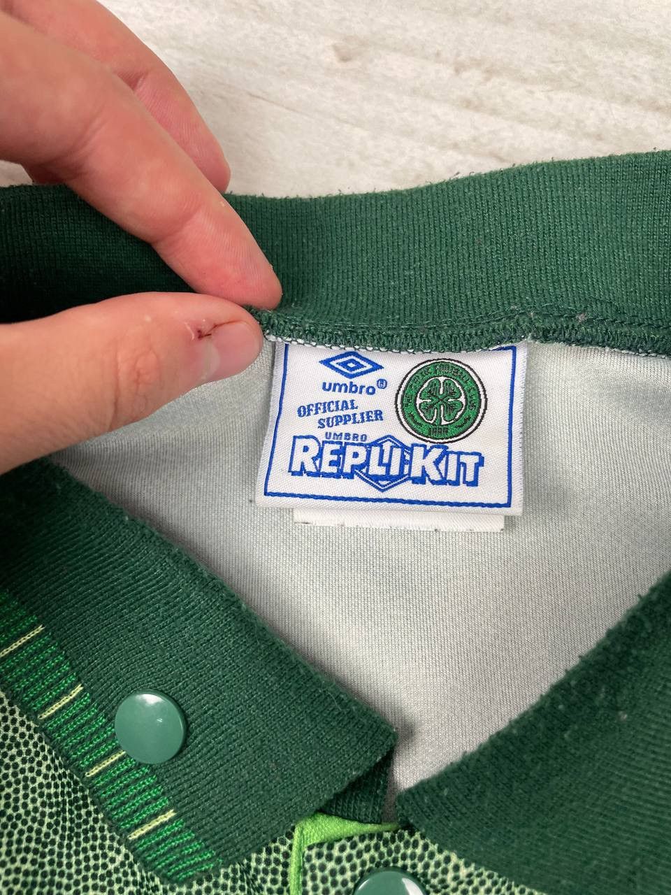 Umbro Umbro Celtic Glasgow 1991 1992 Away Shirt Soccer Jersey Size US M / EU 48-50 / 2 - 11 Thumbnail